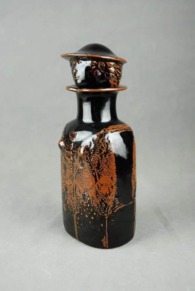 Ceramic Combin Decanter by Stig Lindberg for Gustavsberg Studio, 1970s