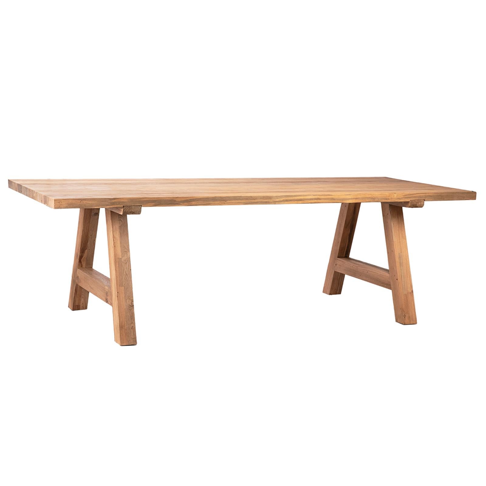 Reclaimed Teak Outdoor Dining Table Chairish