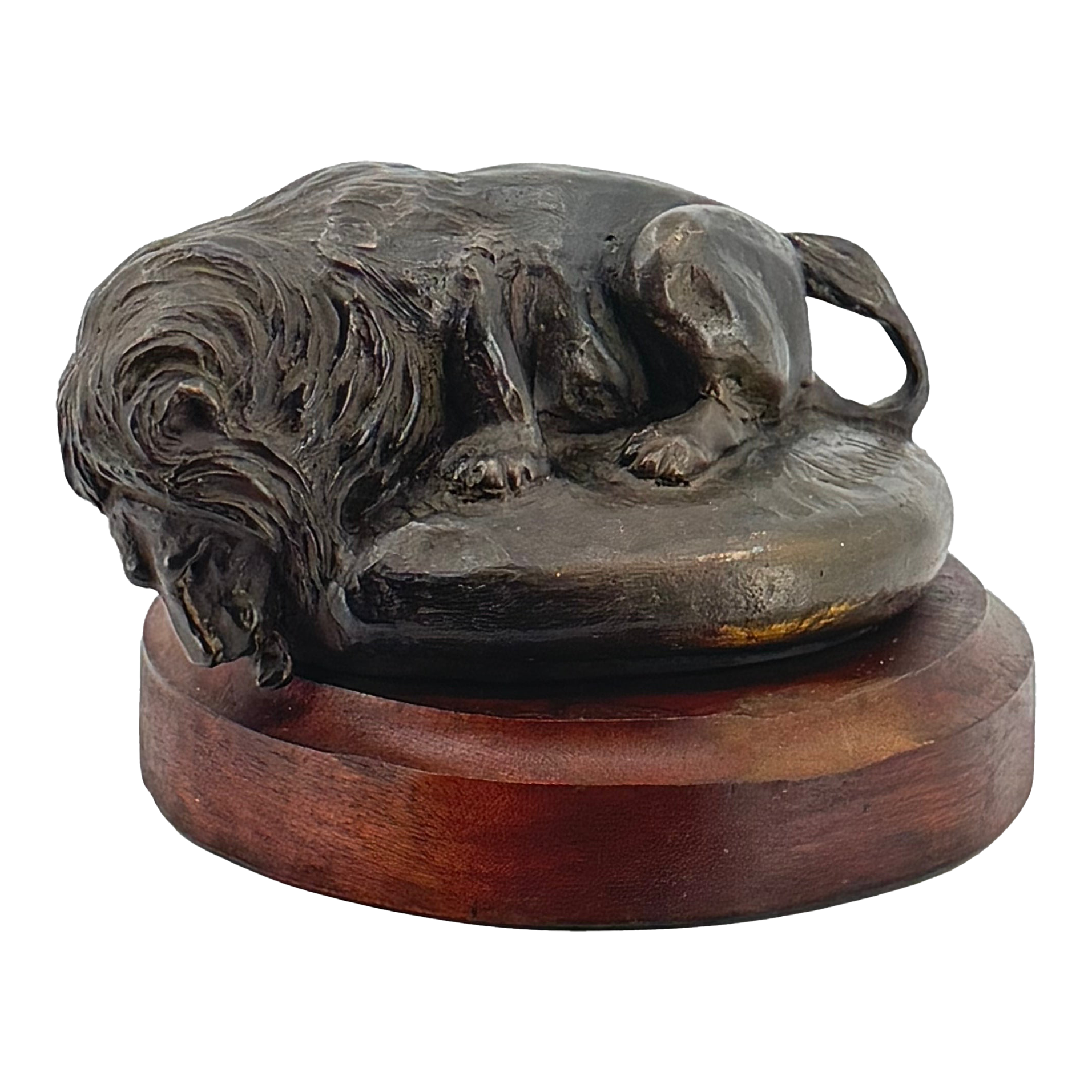Franco Vianello Lost-Wax Lion Sculpture - Water Hole