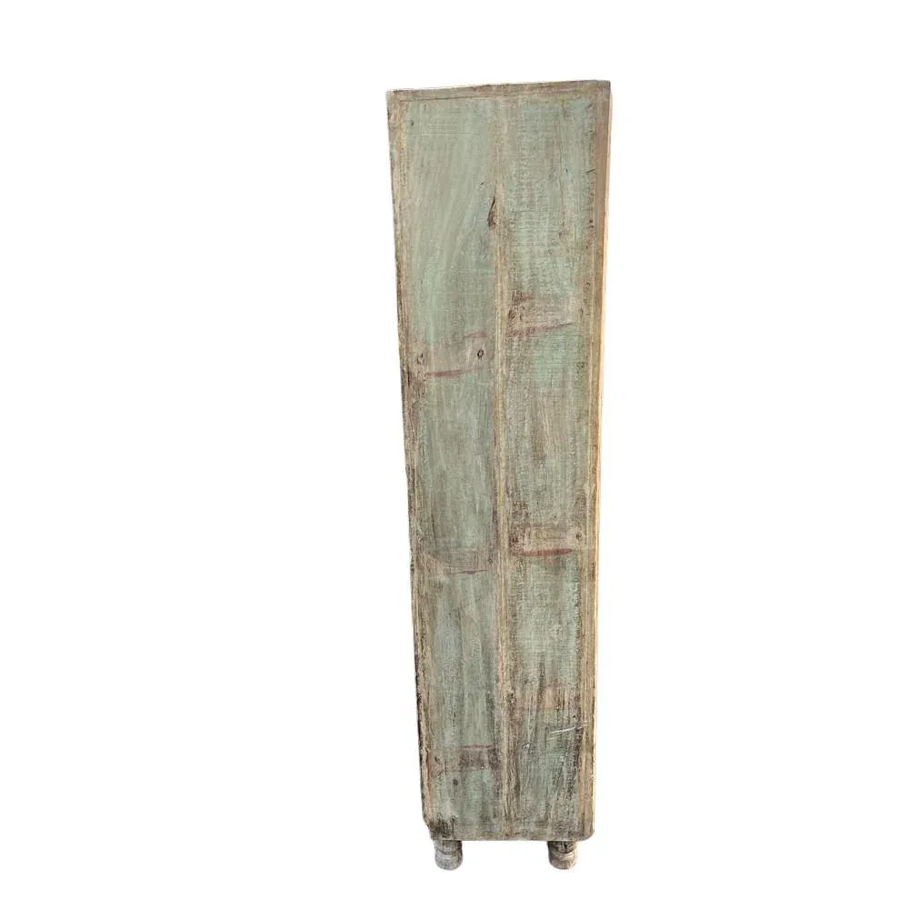 1980s Wood And Glass Cabinet