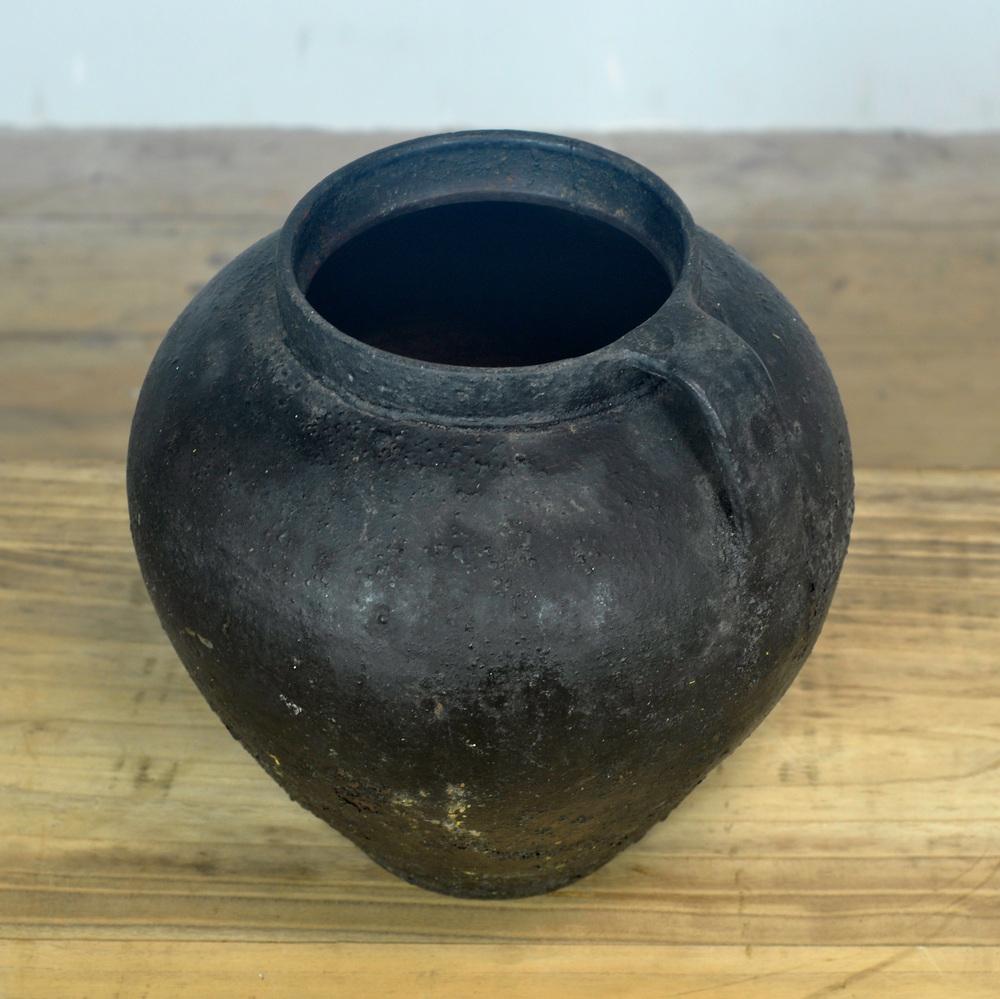 Antique Earthenware Pot from Moldova, 1850s