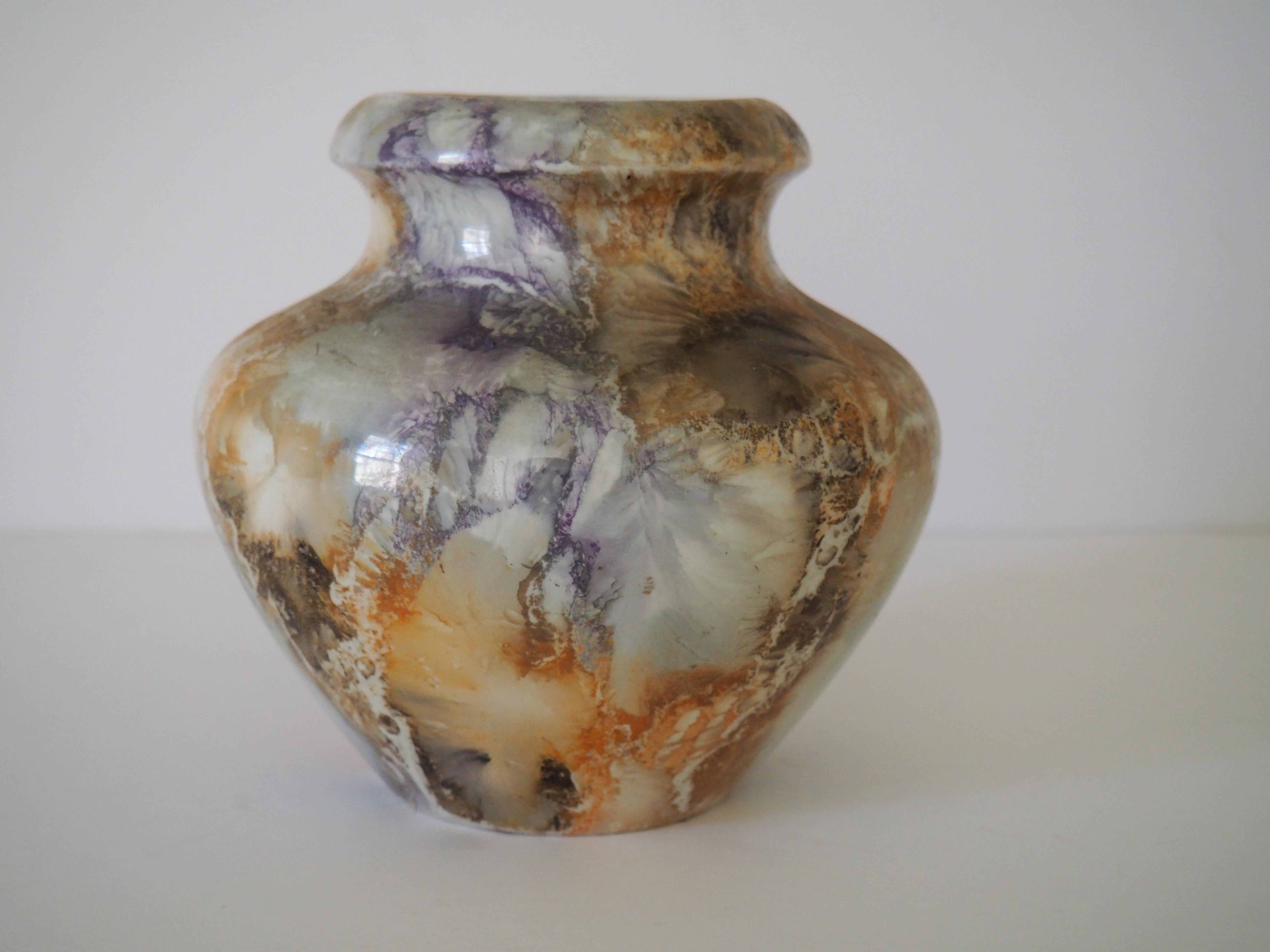 Arabia Finland Aaa Art Decor Lustreware Ceramic Vase | Chairish