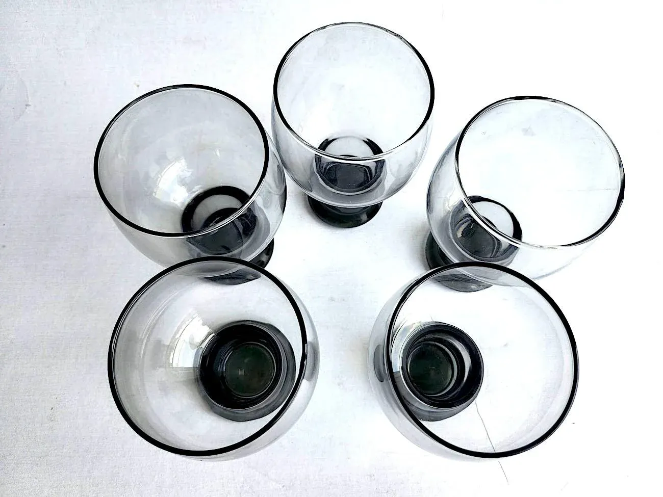 1970s Federal Glass Sundown Entertainment Beer Glasses, Set of 5