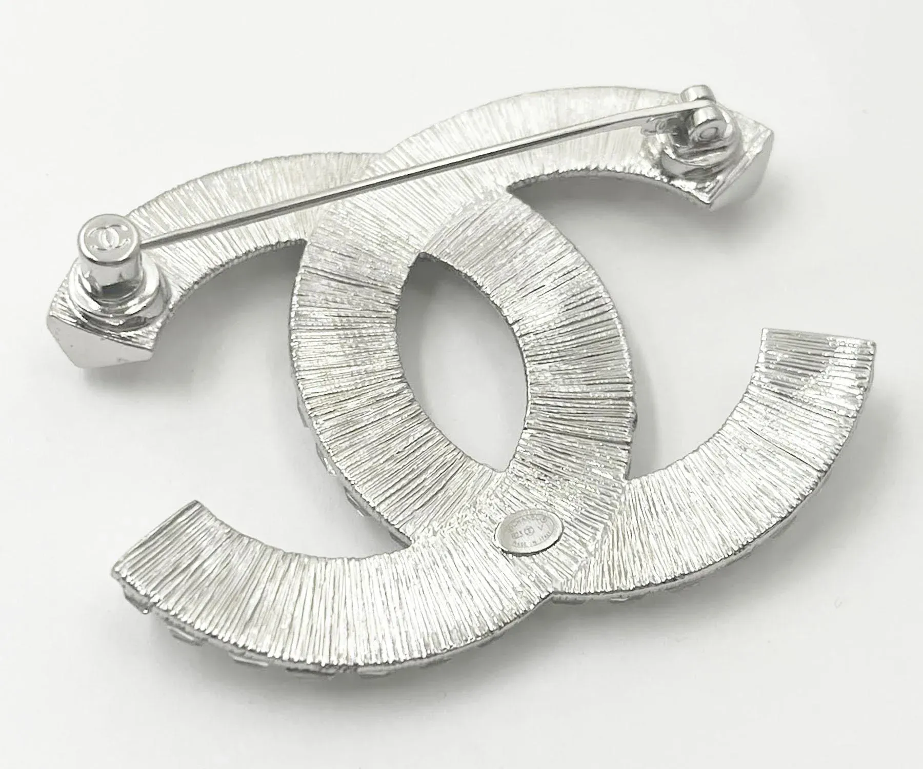 【CHANEL】★Vintage★CC BROOCH ブローチ CHANEL Gold Plated CC Logos Matelasse Vintage Pin Brooch