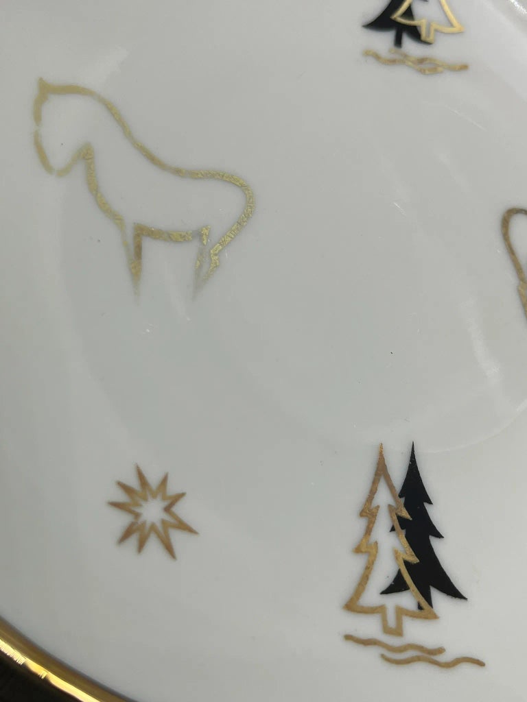 Vintage Mocha Service in Ivory Porcelain by Winterling, 1950s, Set 