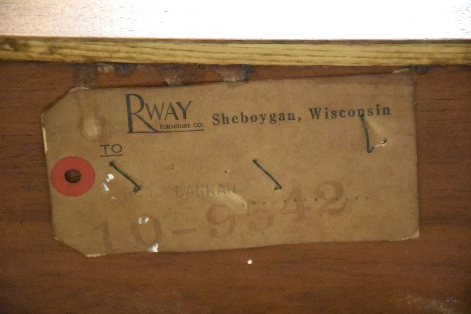 1960s Refinished Walnut Tall Dresser by Rway