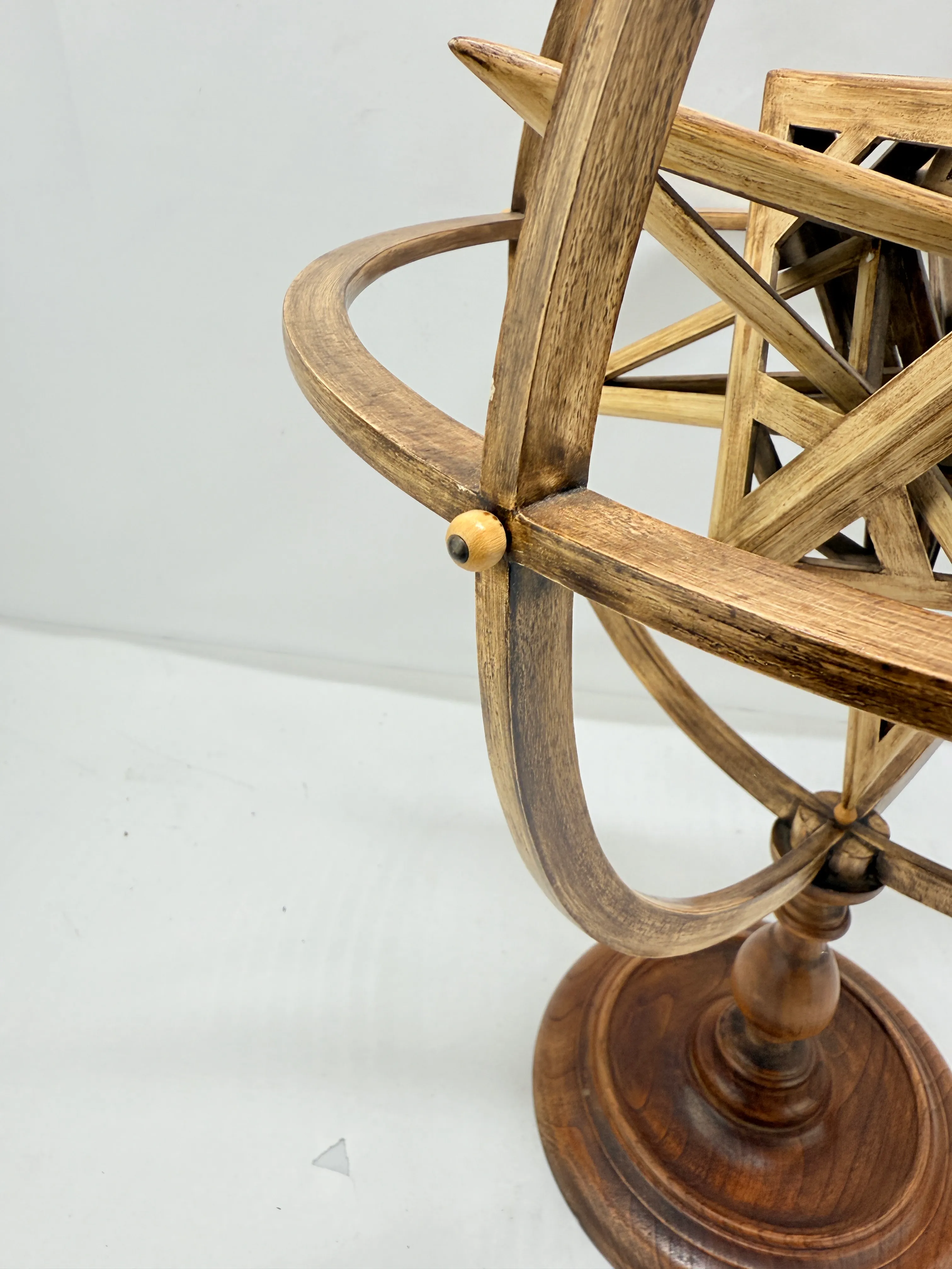 Jean-Marie Malzieu (B. 1948), Rotating Armillary Sphere Sculpture