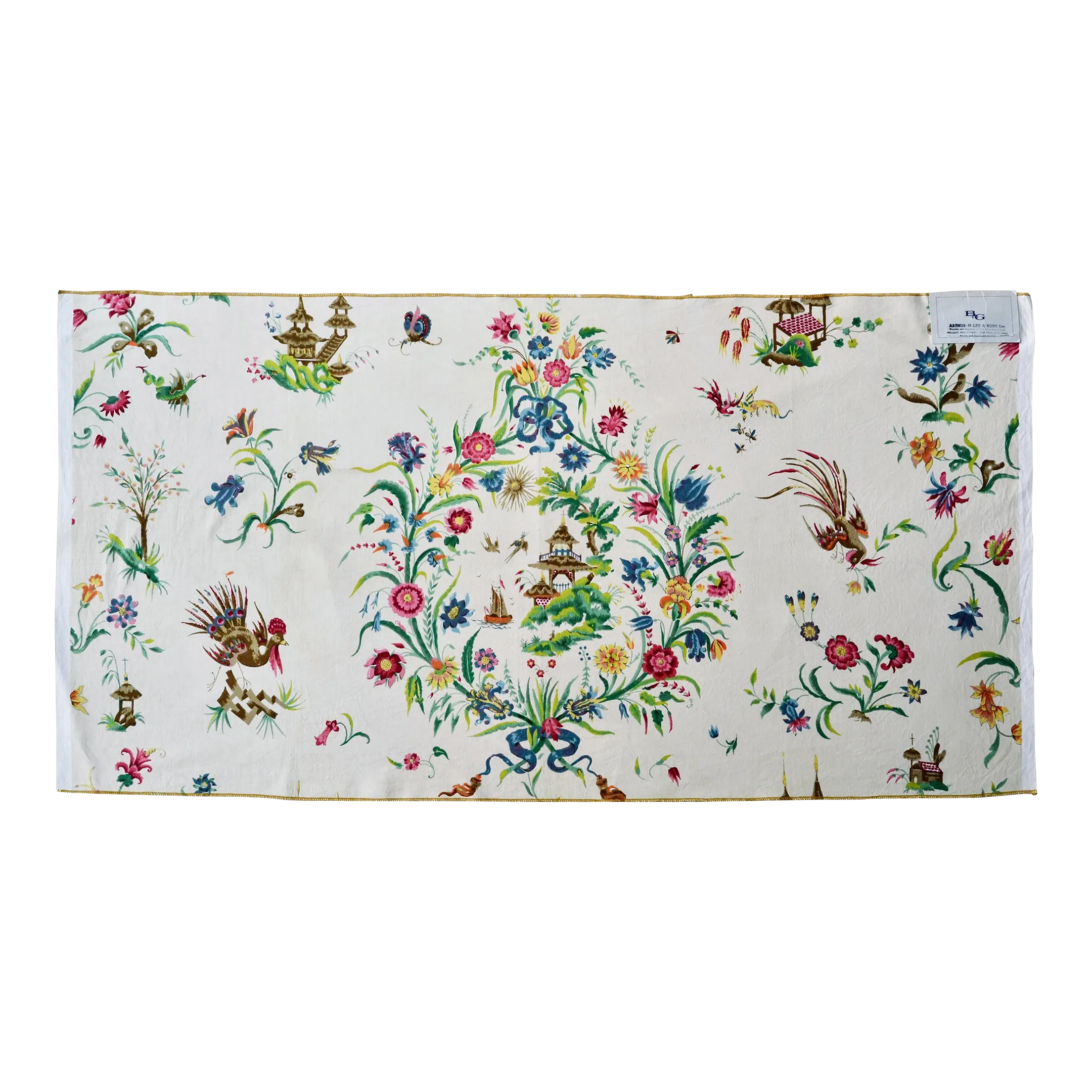 twentieth century fabrics テキスタイル Veritable Fabric - 2 Different Patterns - Geometric Wax