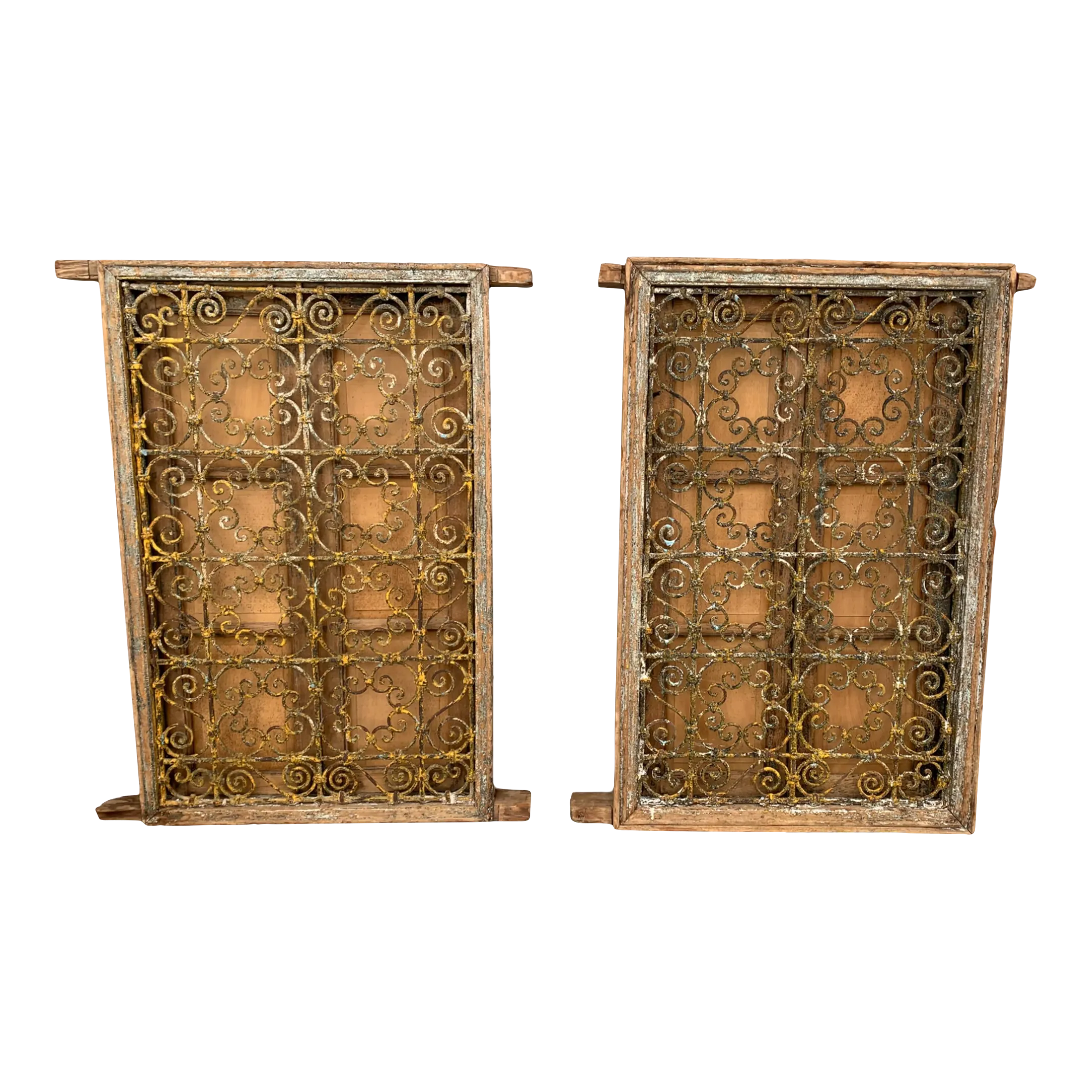 家具 Iron Window Glass Window Wrought Iron Aluminum Frame Stock Photo 1042946950