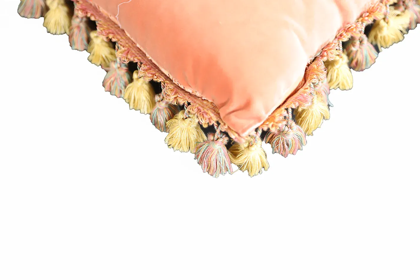 Lacrauds Freshwater Crab, Sumatra, 1887, PaperPink and Cream French Aubusson Pillow