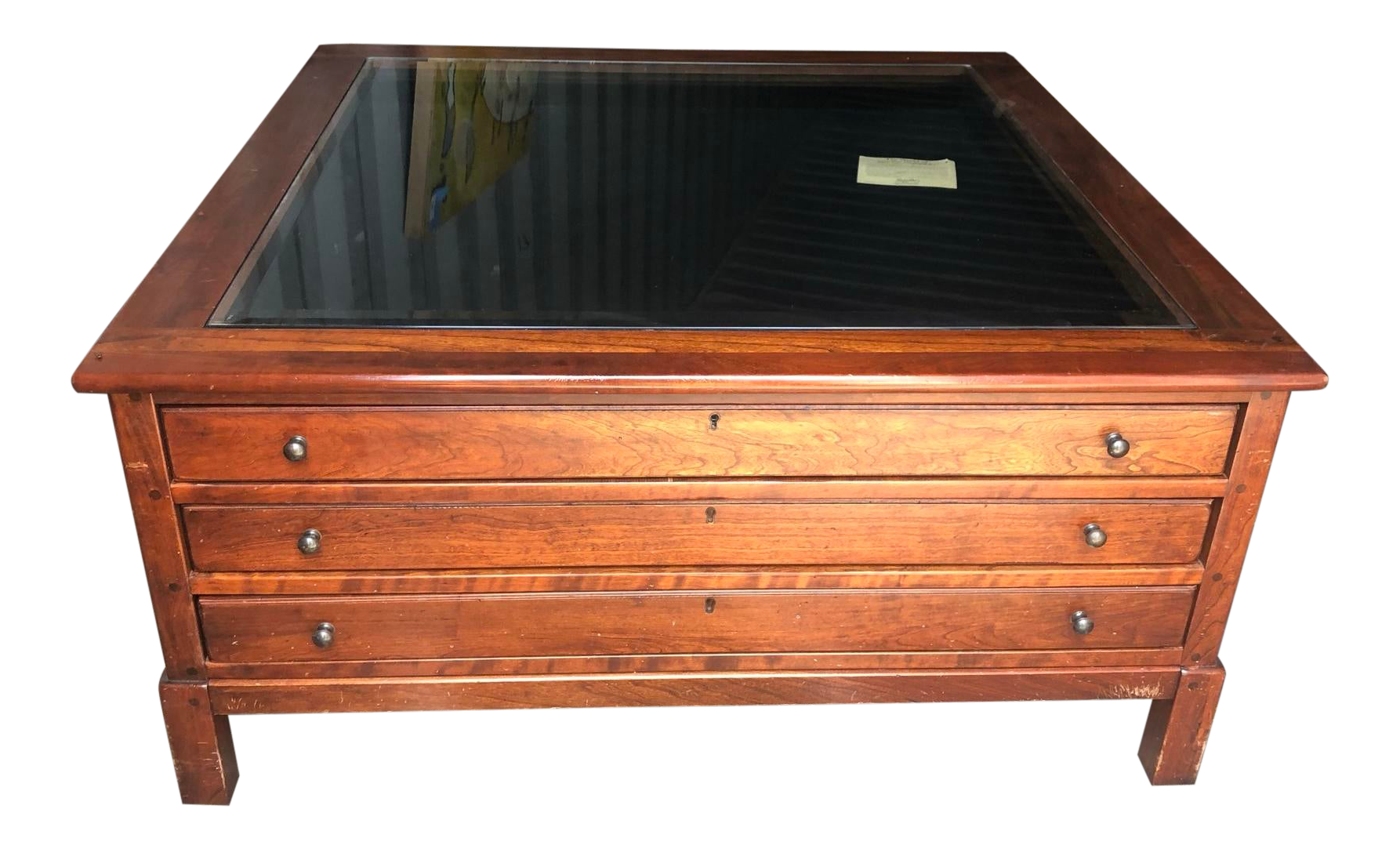 1990s Bob Timberlake Collector's Display Coffee/Cocktail Table Chairish