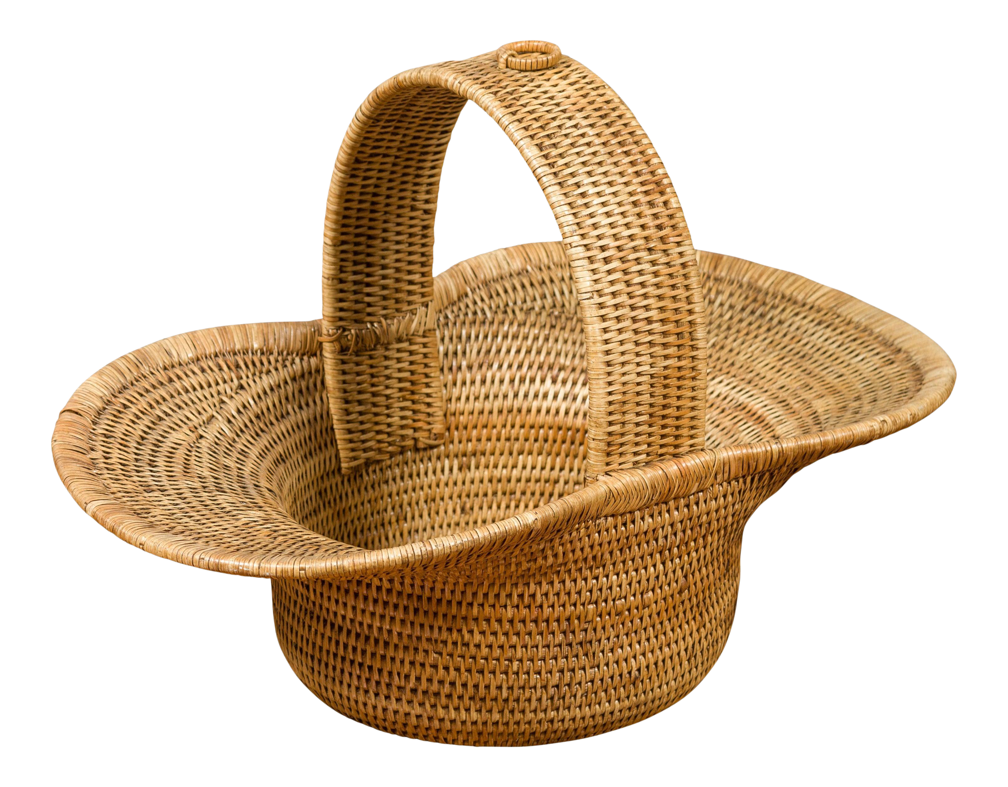 rattan hat