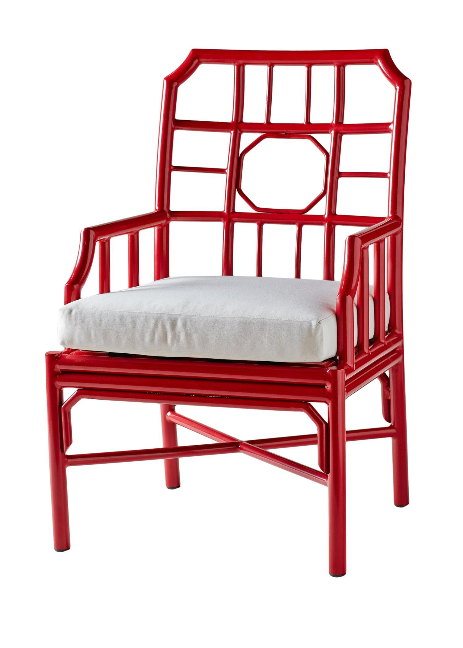 Selamat Designs Regent Antique Red Arm Chair Chairish