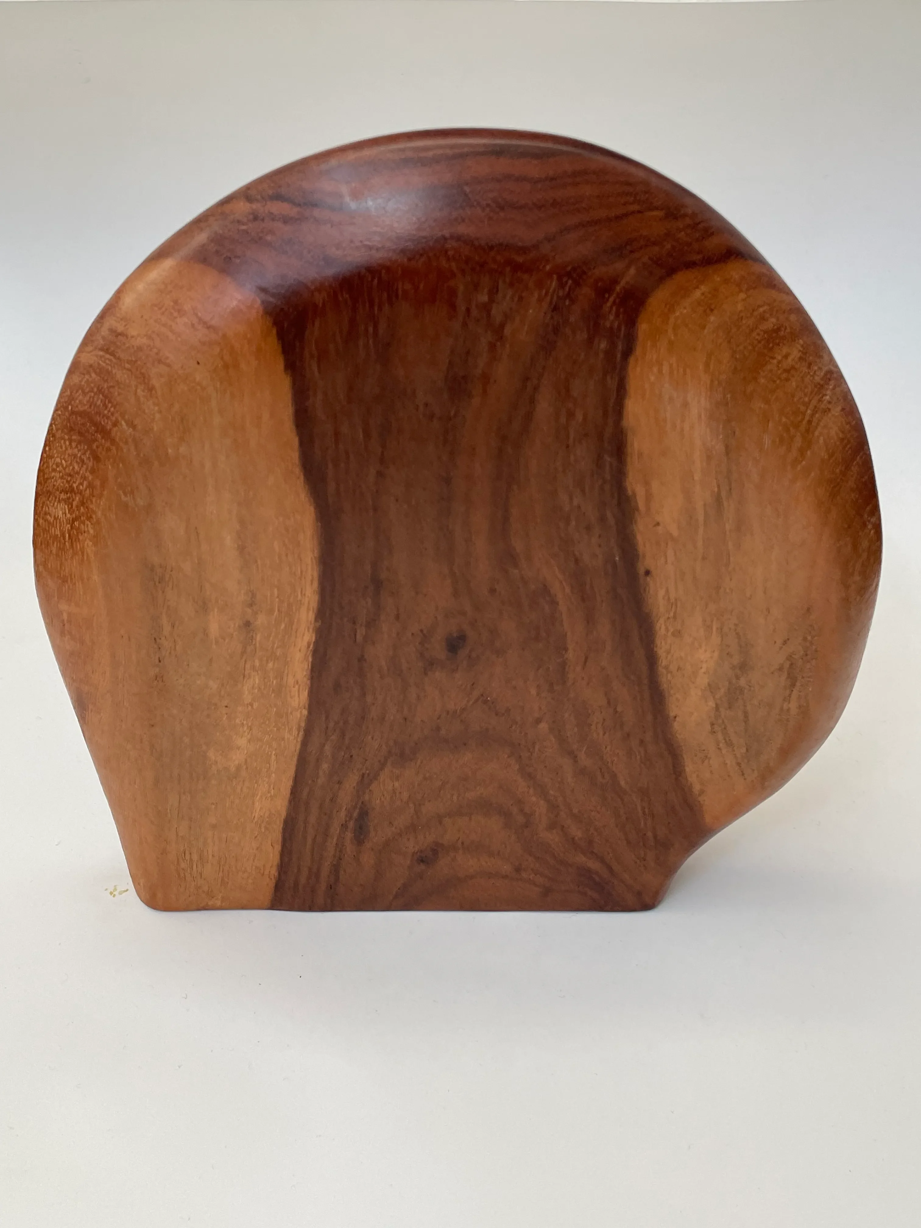 1960s Shell Hinge-Lidded Wood Box Attributed to Alexandre Noll