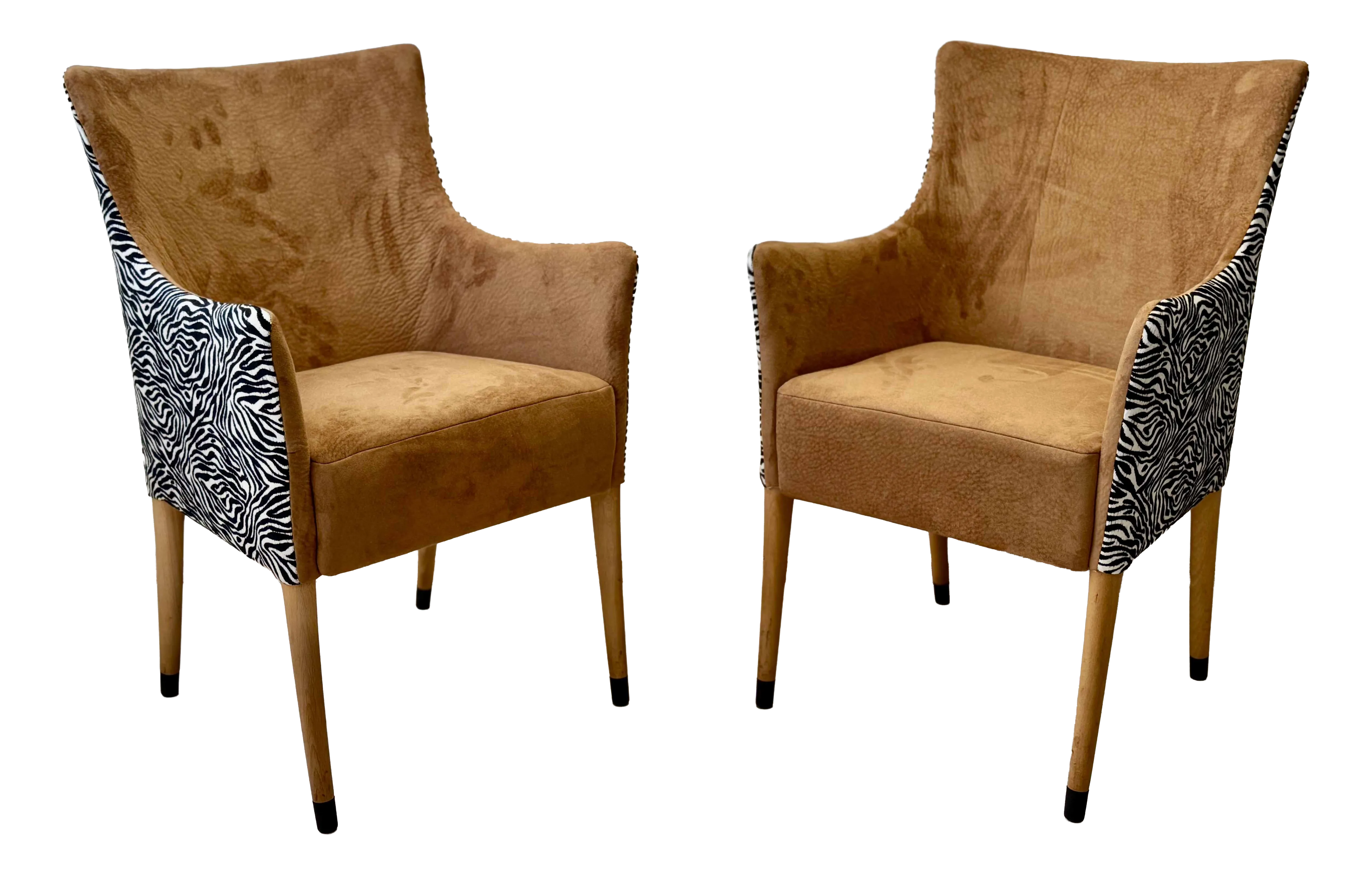 Italian Giorgina Armchairs by Giorgetti, 1980s, Set of 2