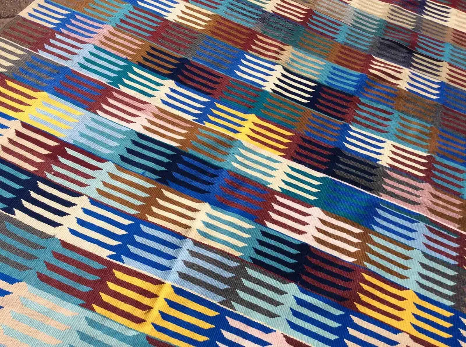 Multi-Color Handwoven Vintage Kilim - 68\
