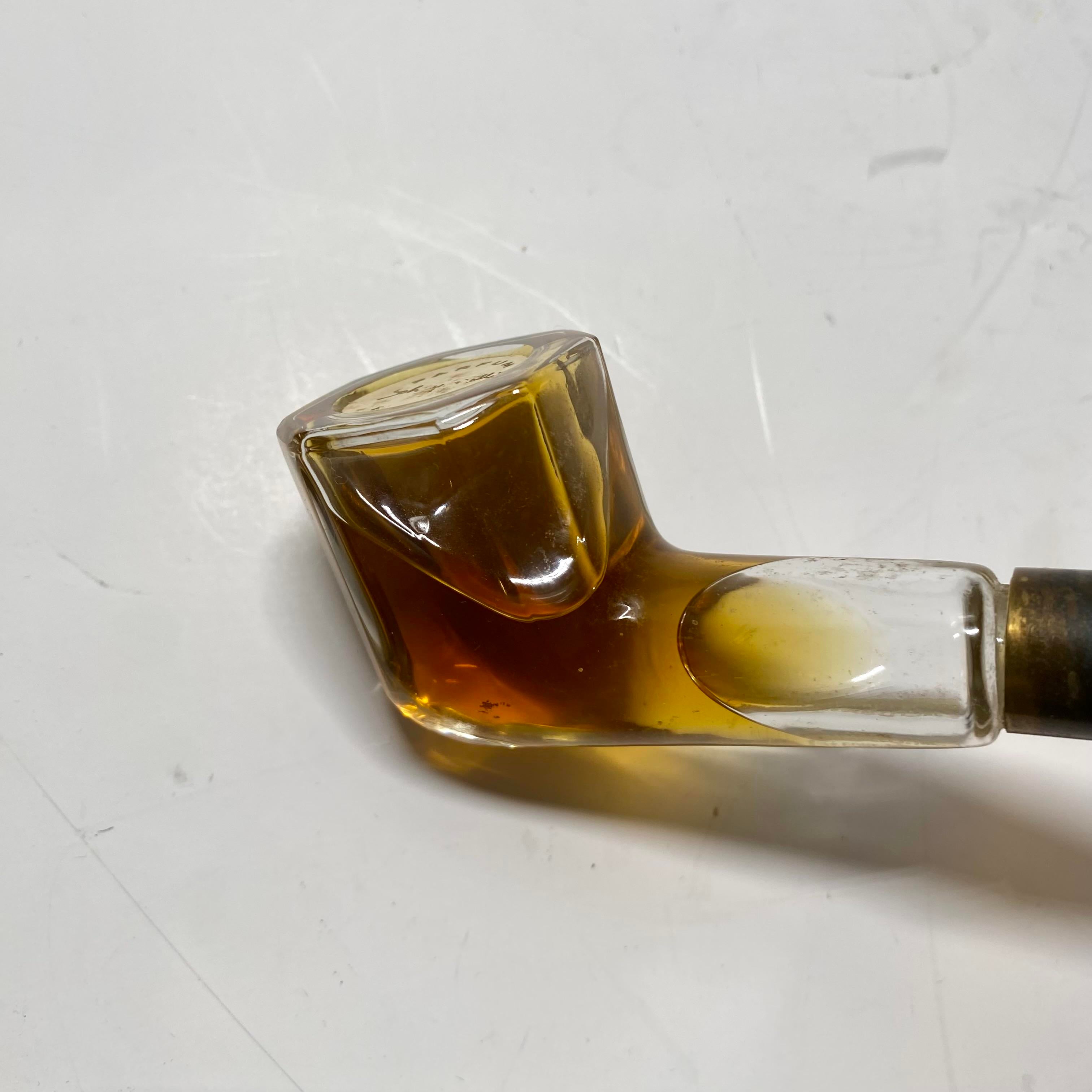 1940s Snuff De Schiaparelli Glass Pipe Cologne Bottle, Sealed and Full