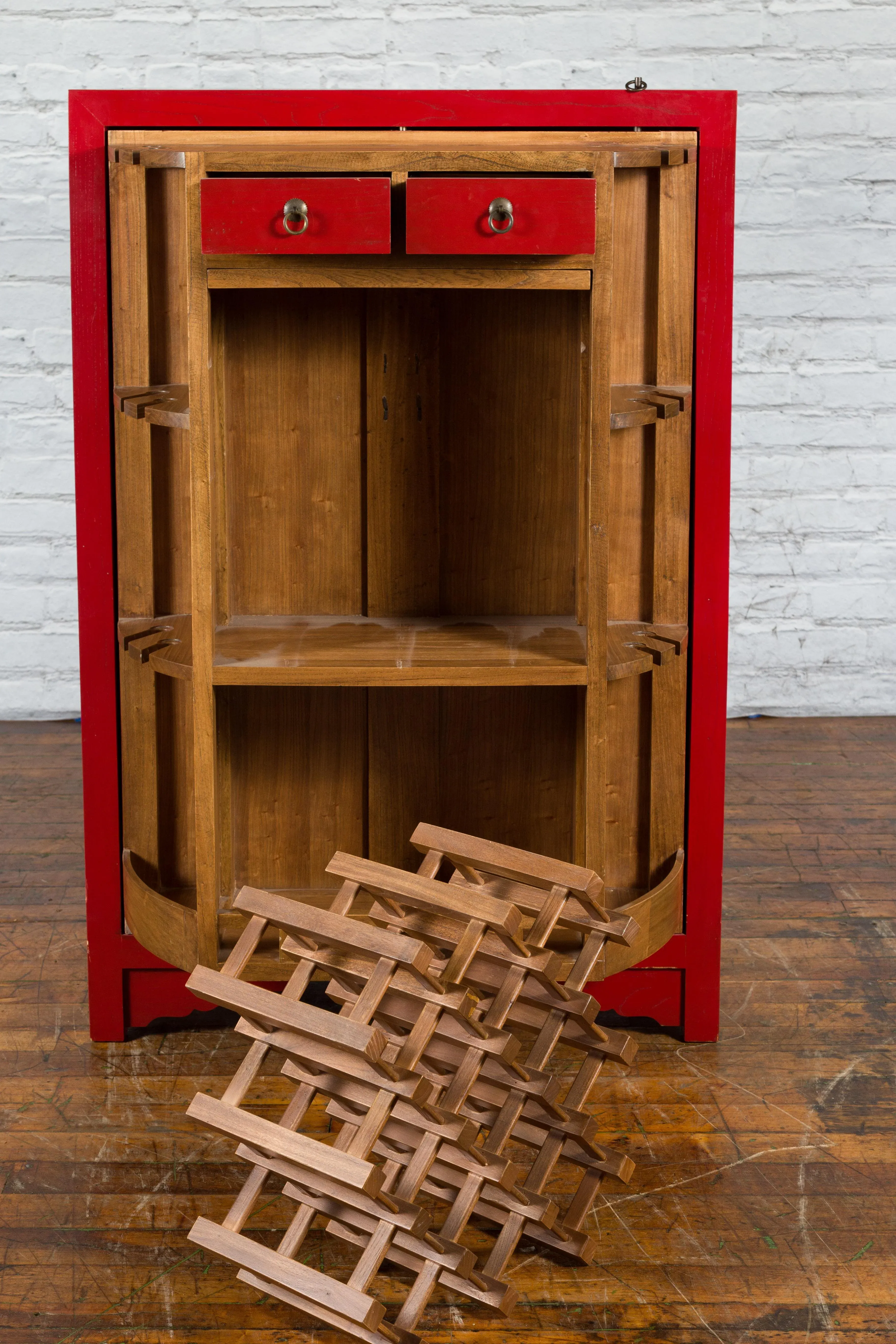 Red liquor cabinet new arrivals