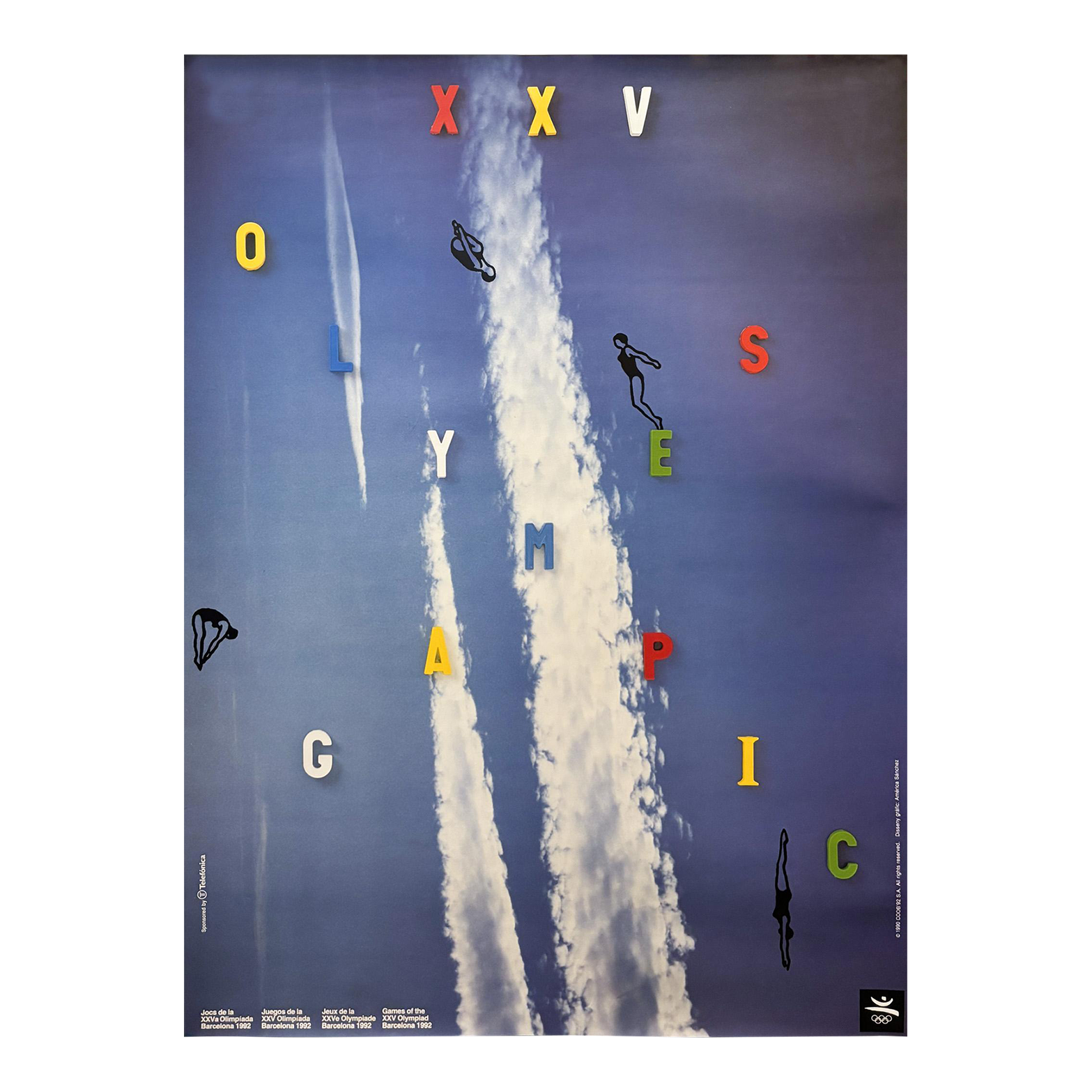 1990 – Original Vintage Poster by América Sánchez | 70 × 50