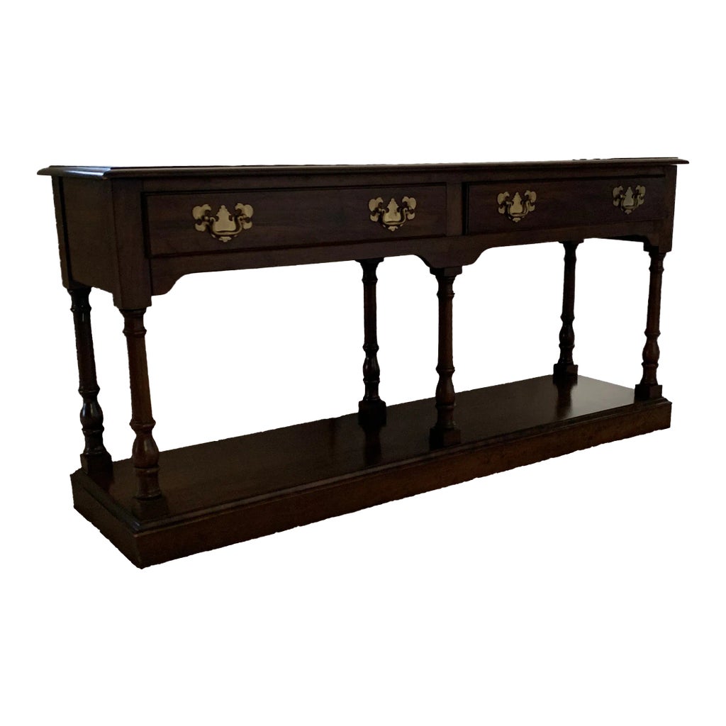 Pennsylvania House Chippendale Style Sofa/Console Table | Chairish
