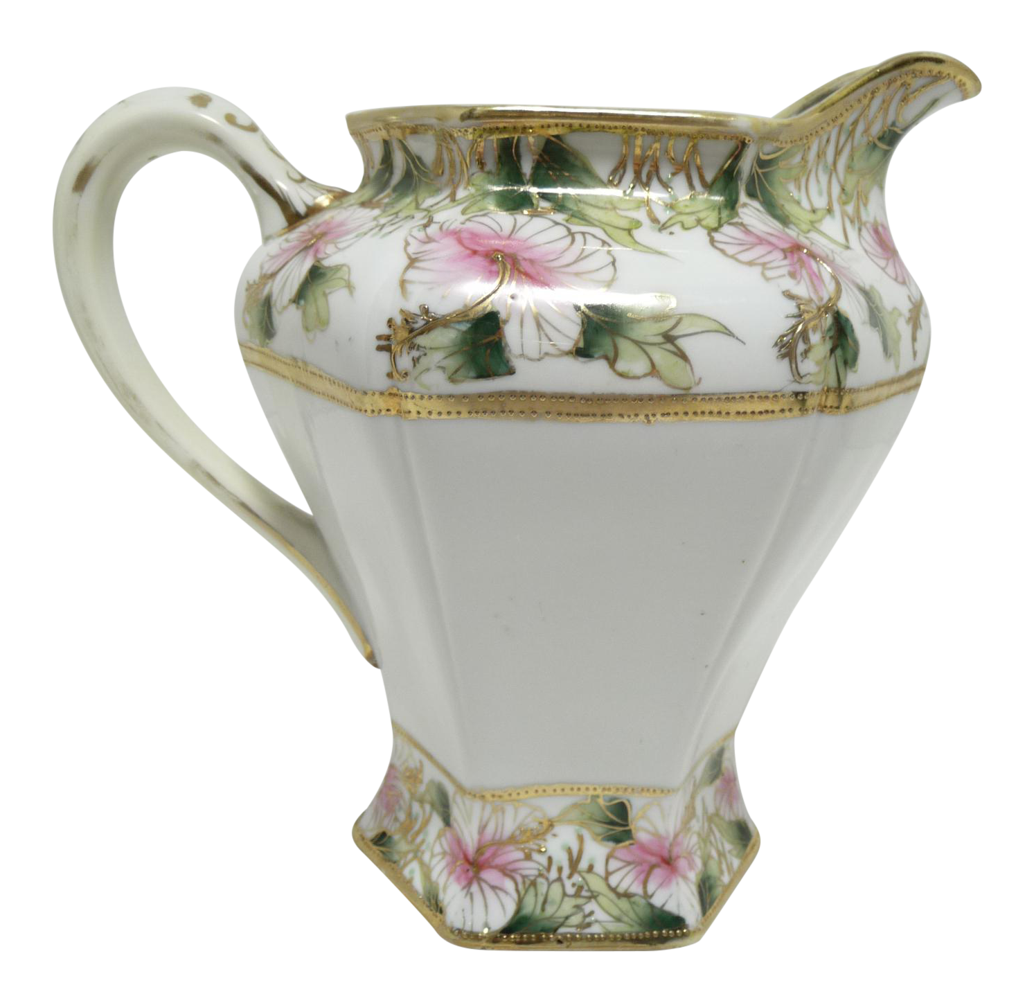 Antique Hand Painted Nippon Porcelain Pitcher Chairish