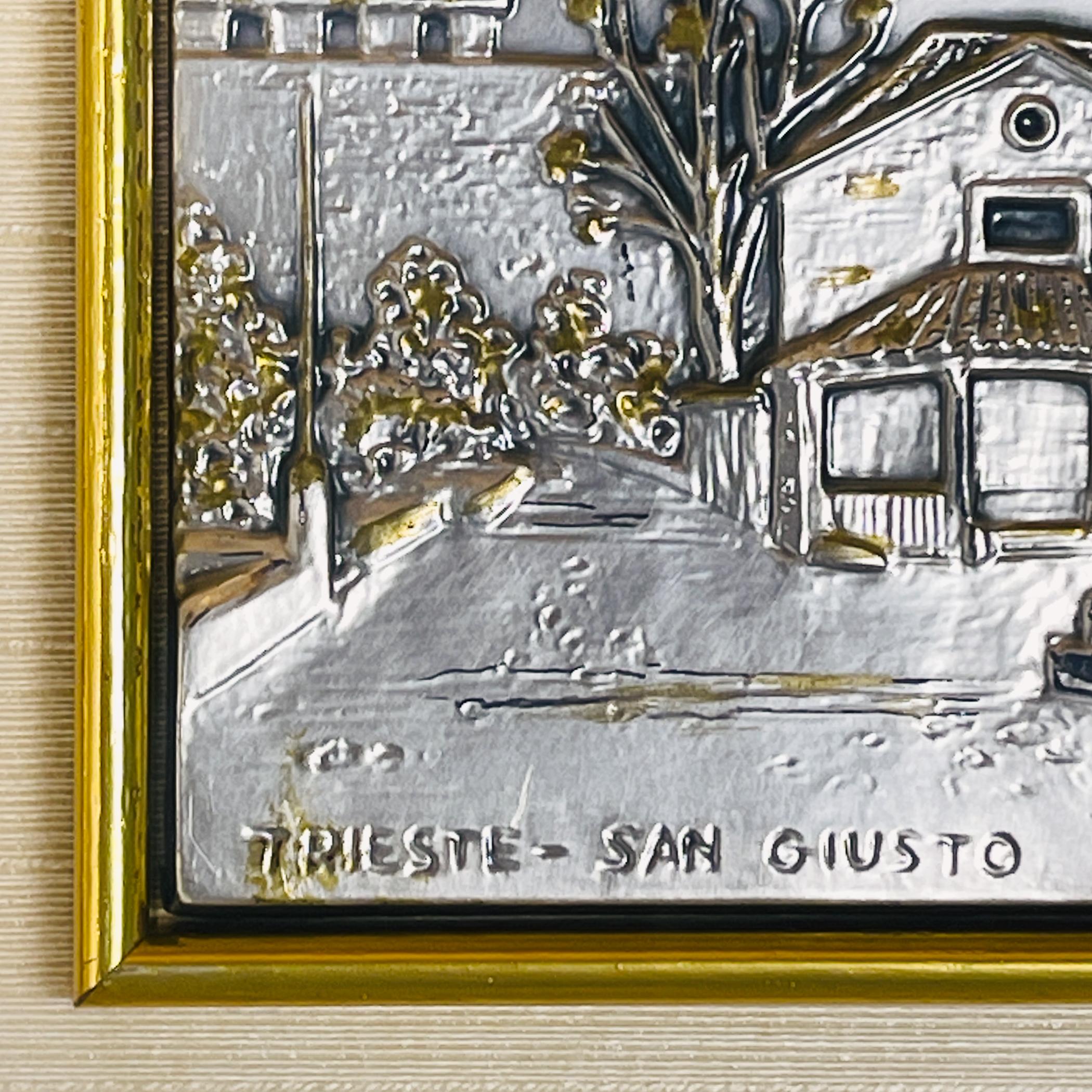 銀版画 イタリア製 Silver art made in Italy 銀版画 イタリア製