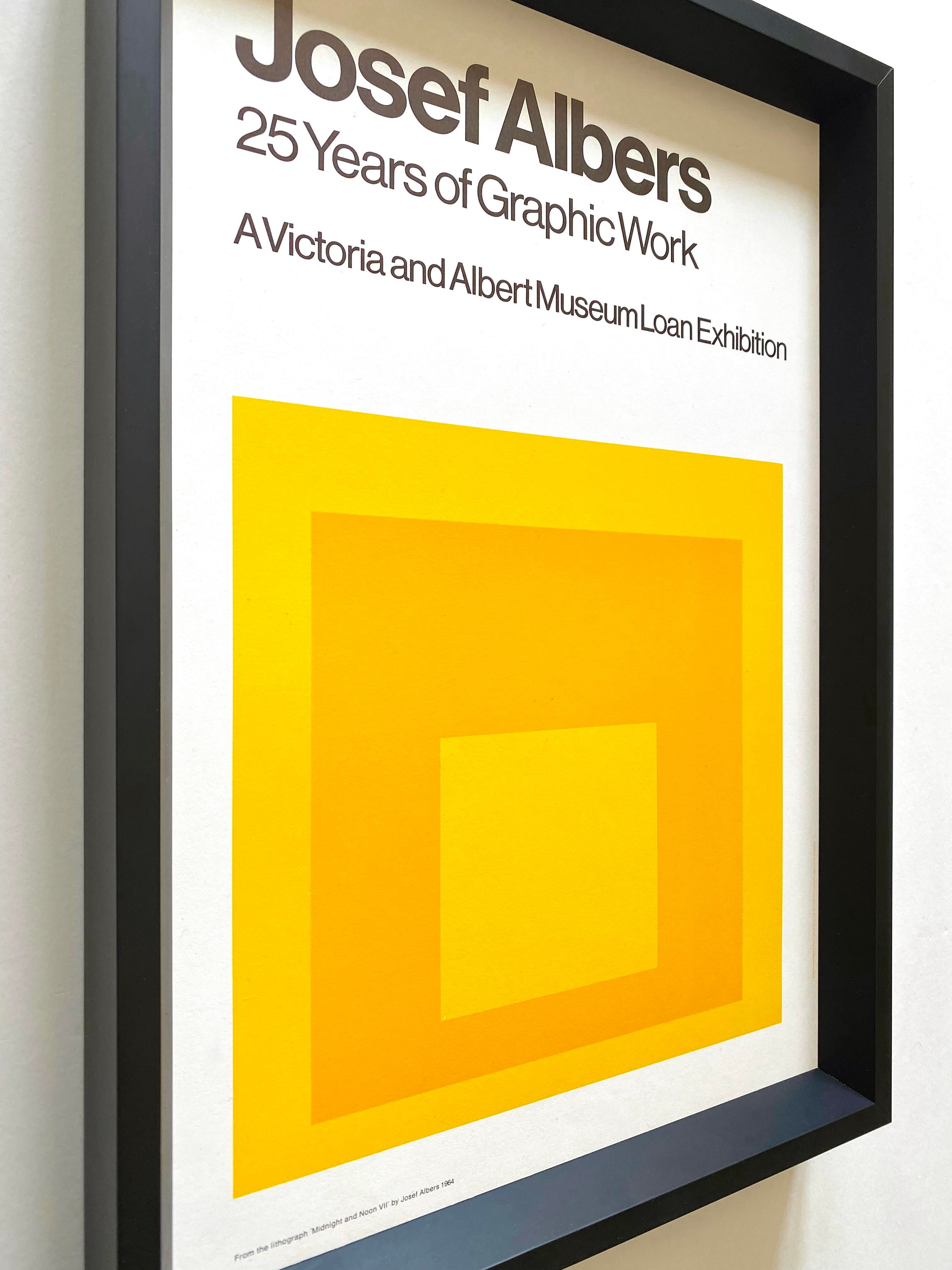 【限定製作】 Josef Albers Framed Modernist Century Mid 1968 Vintage その他