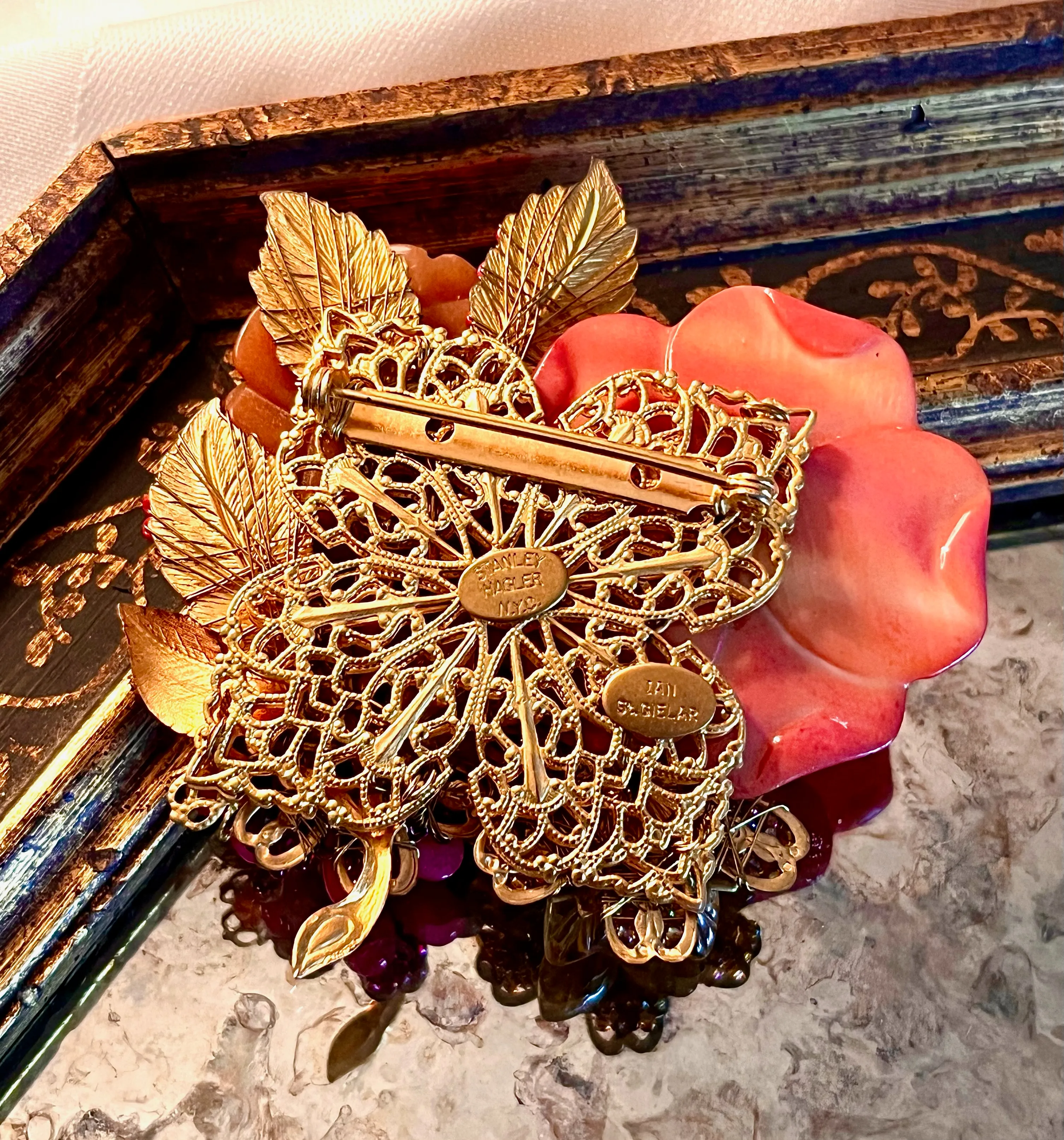 1980s Vintage Stanley Hagler Ian St. Gielar Pin Brooch | Chairish