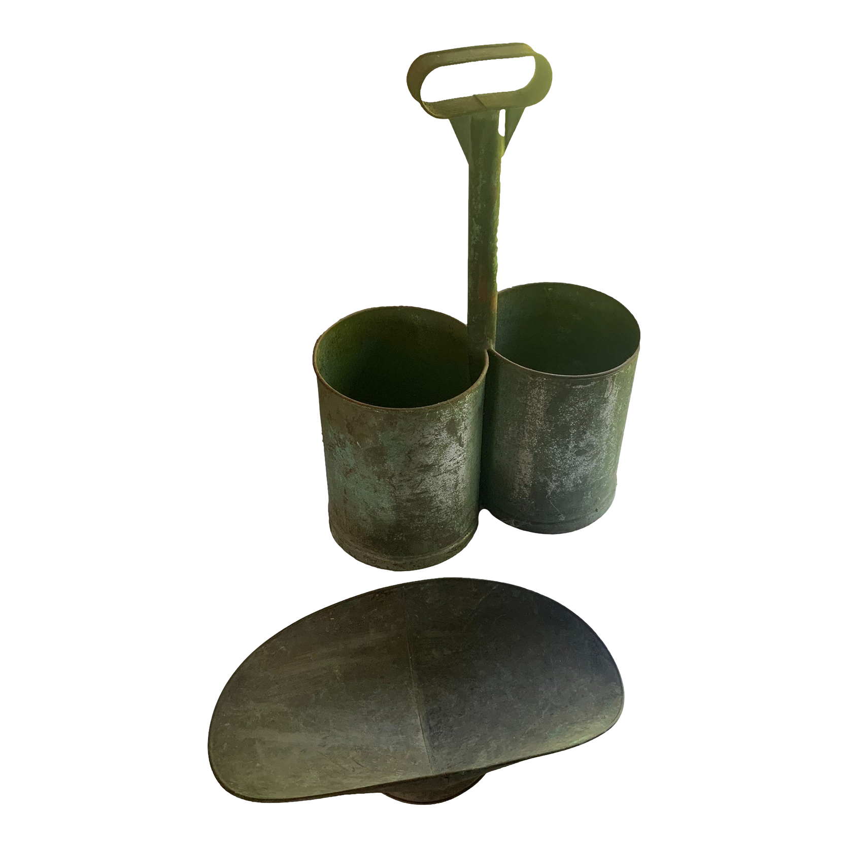 Vintage Outdoor Entertaining Set, Bowl and Wine Holder Chairish