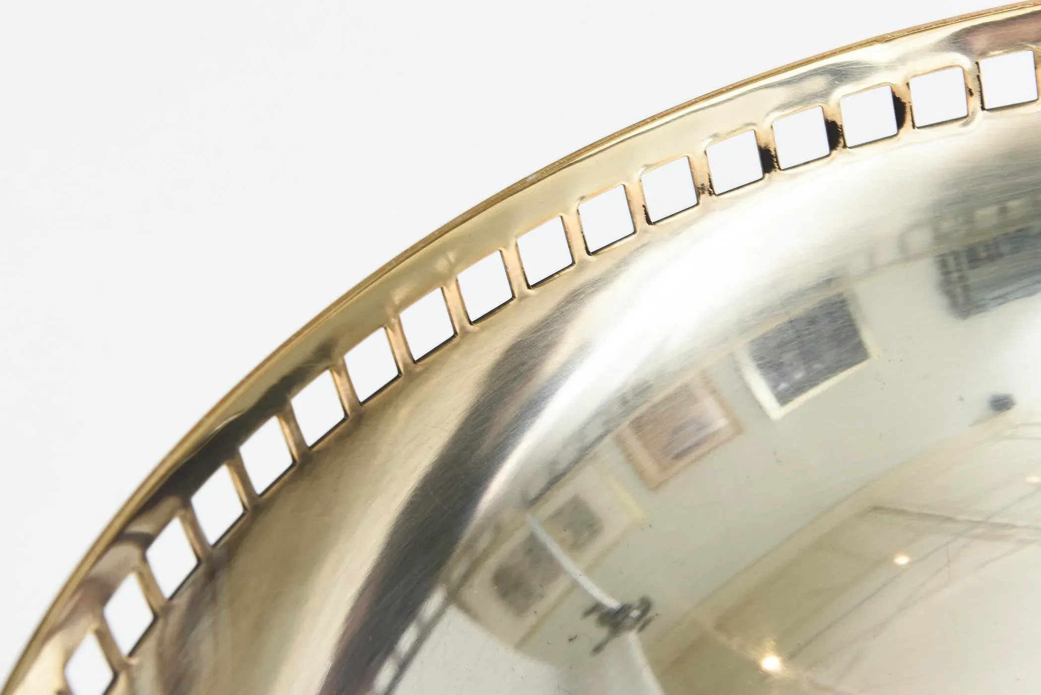 Richard Meier for Swid Powell Silver-Plate Skyscraper Large Bowl