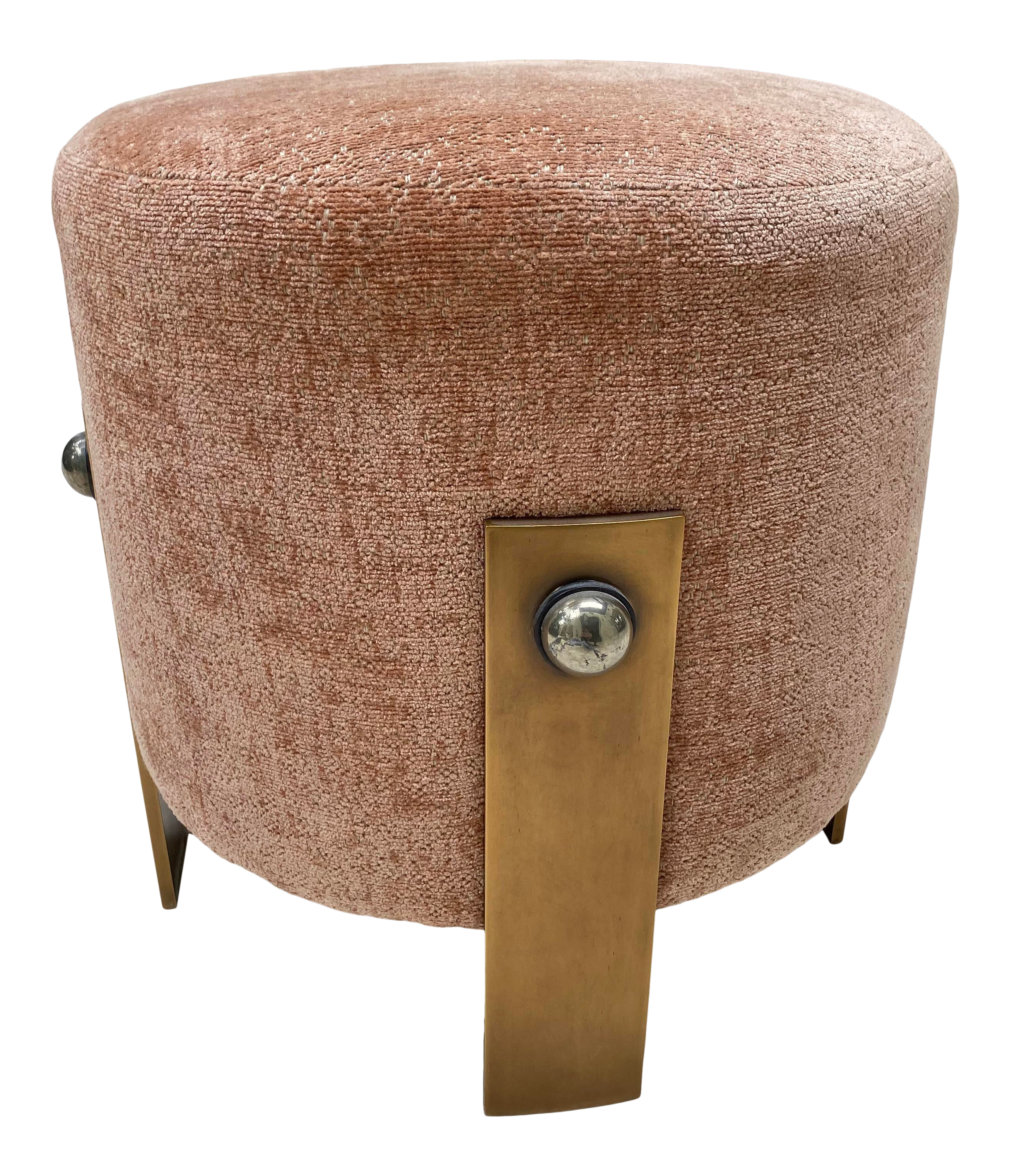Modern Melange Footstool Chairish