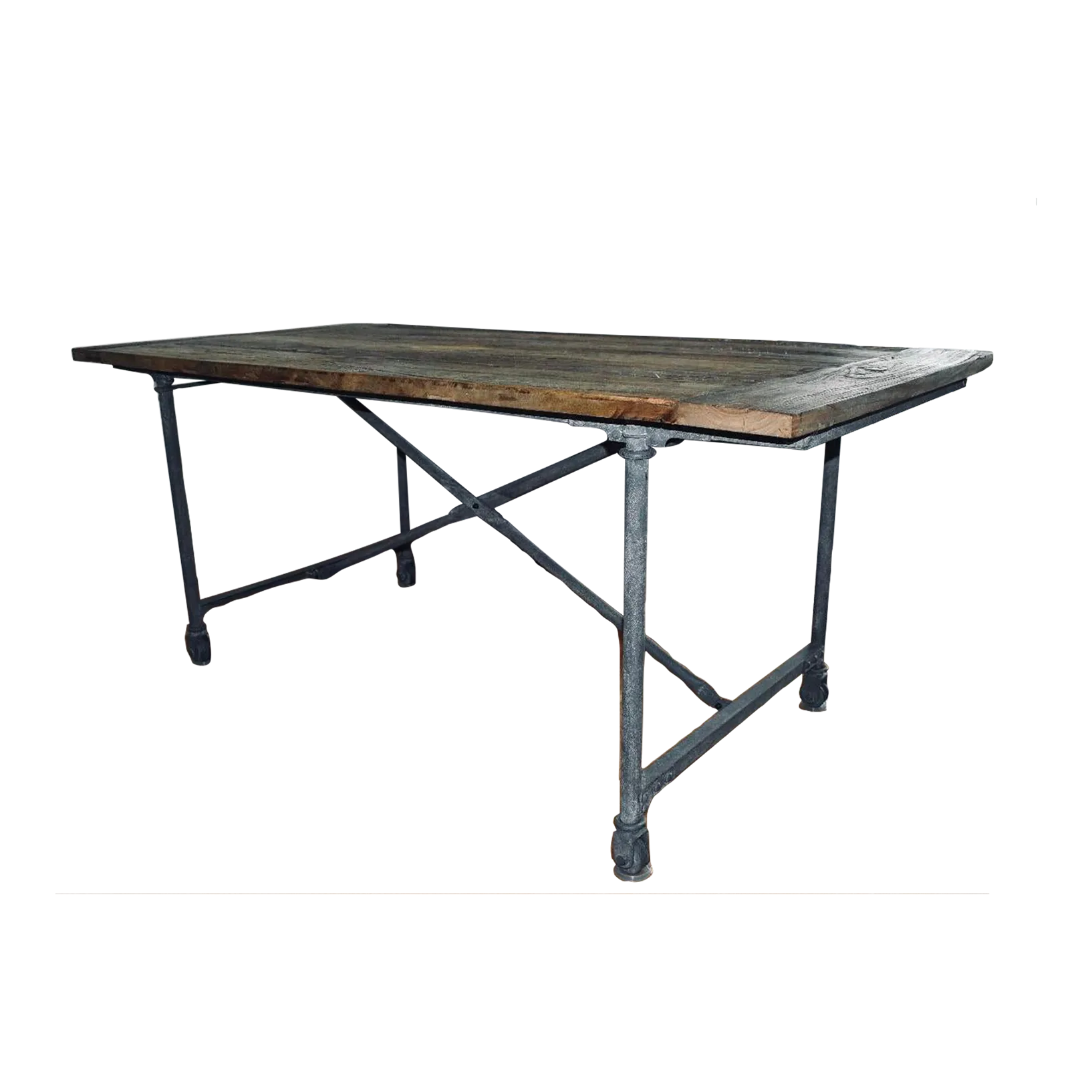 Restoration Hardware Reclaimed Wood & Zinc Table 72” Chairish