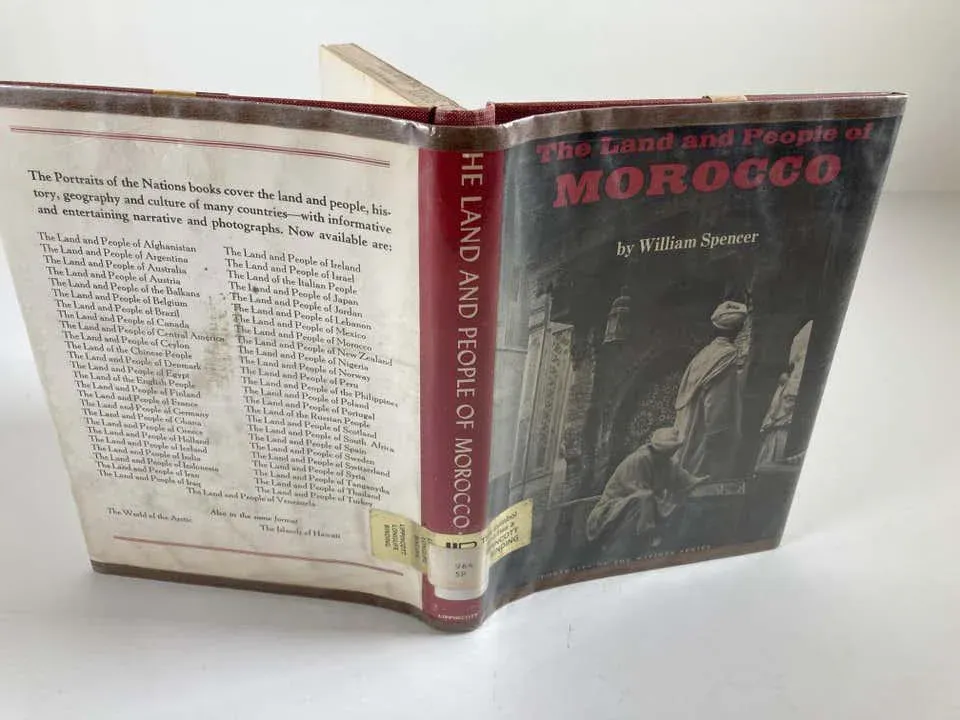 The Land and People of Morocco by William Spencer, 1973 Book