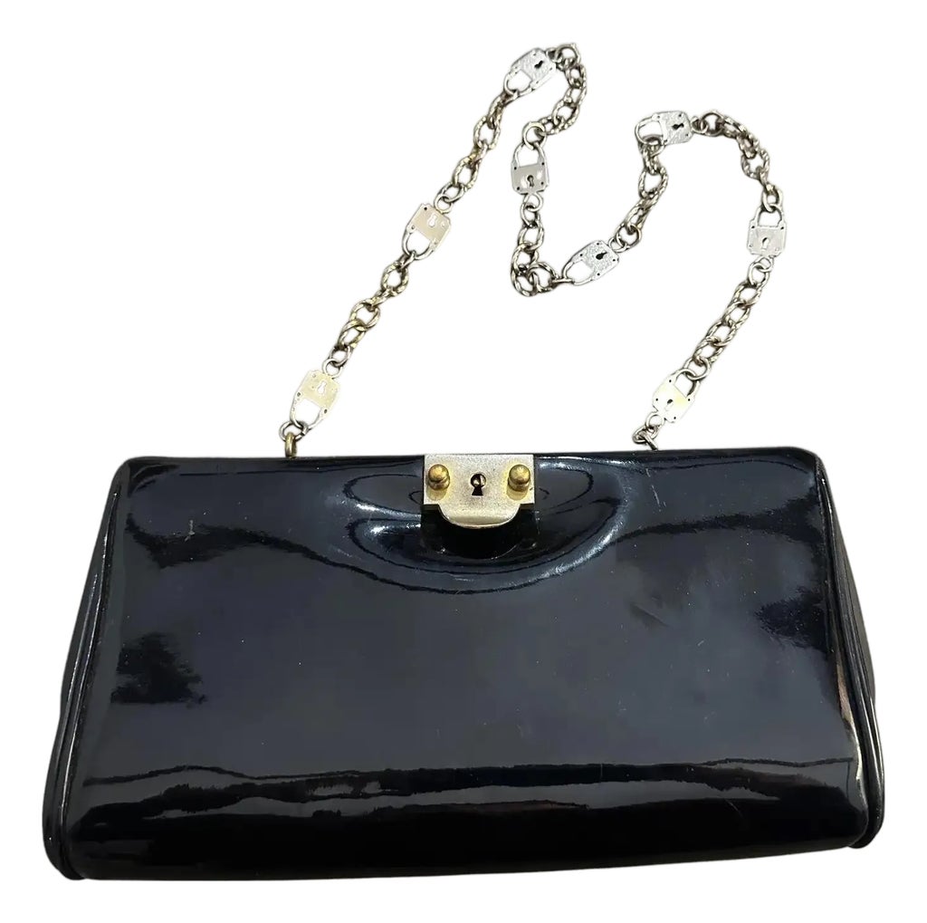 1980s Iconic Venetian Padlocks Shoulder Bag by Roberta Di Camerino
