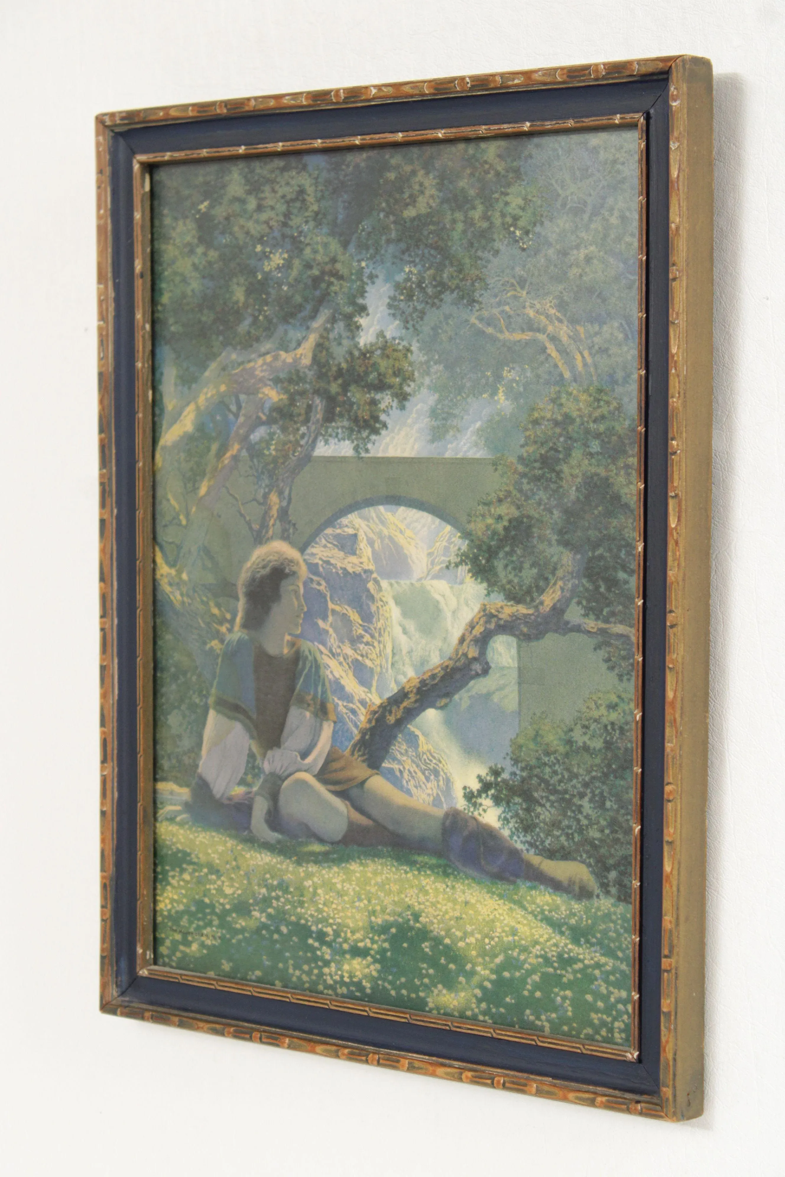 Early 20th Century Maxfield Parrish Arts & Crafts Framed