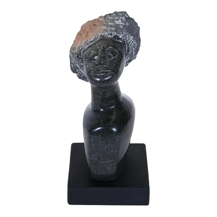 Modern African Shona Stone Sculpture by N. Masakwa Chairish