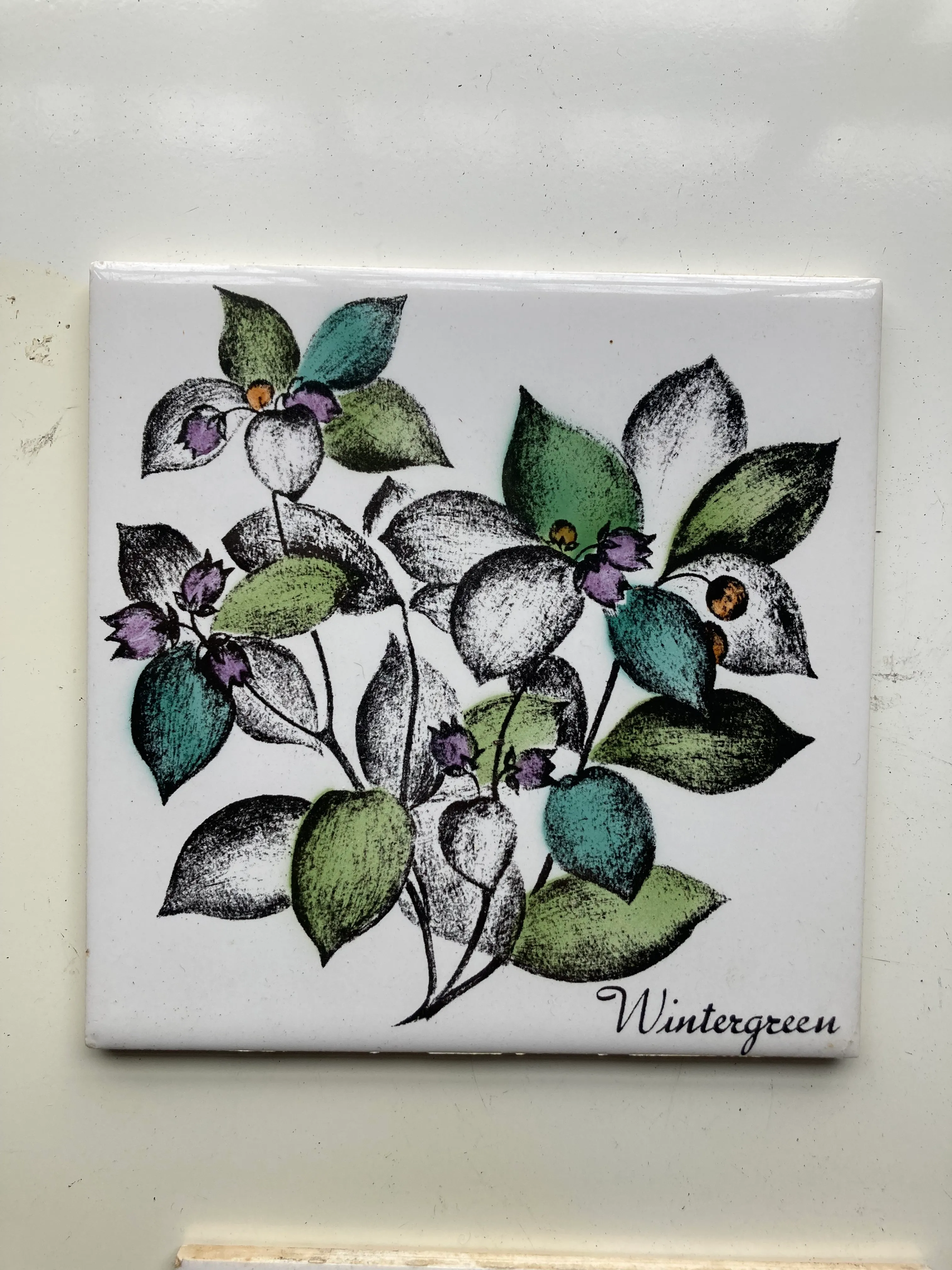 Vintage 1980s H & R Johnson Ltd English Spice Tiles S/4 | Chairish