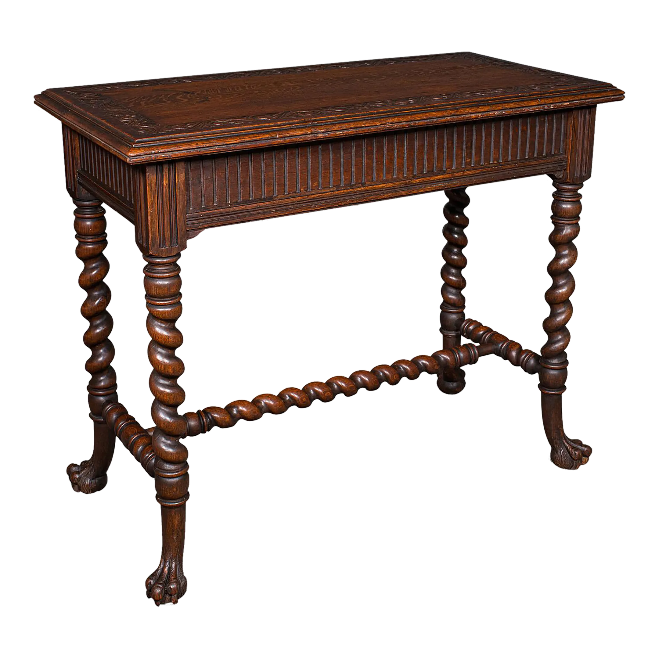 1880's Antique Hall Table | Chairish