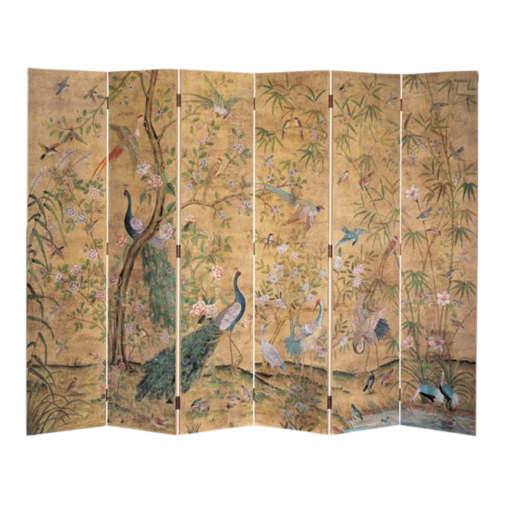 2010s Chinoiserie Wall Screen Art Chairish