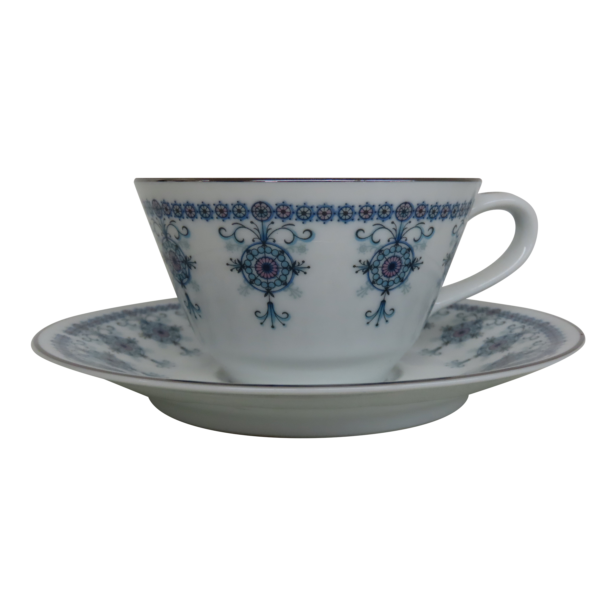 Noritake Nippon Toki Kaisha Japan Bone China Tea Cup and Saucer