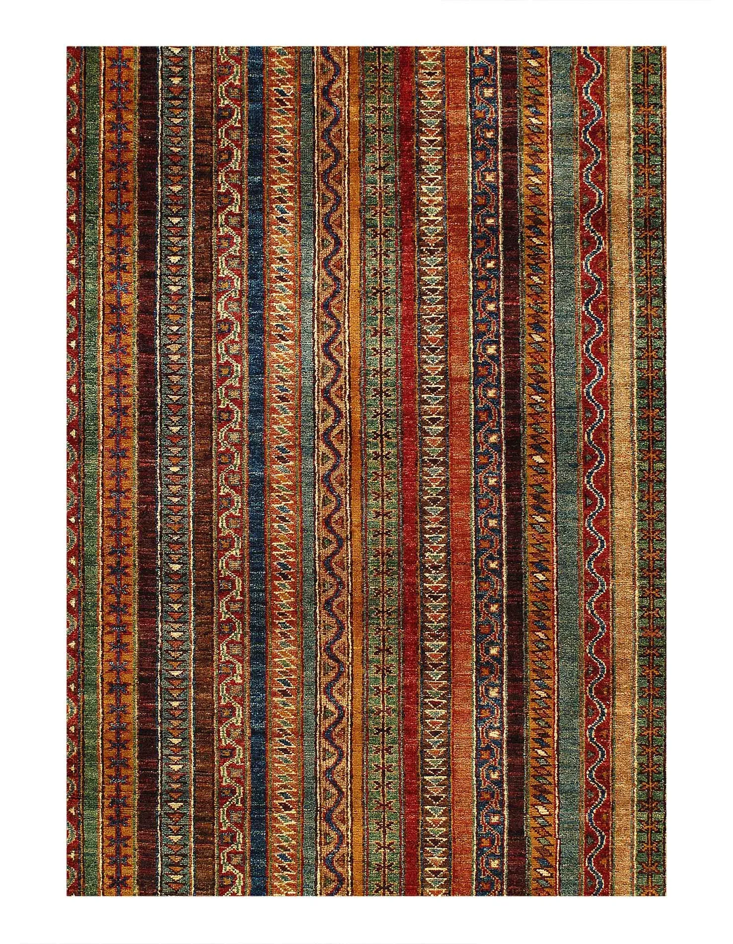 Double drum setPasargad DC Fine Hand Knotted Kazak Rug