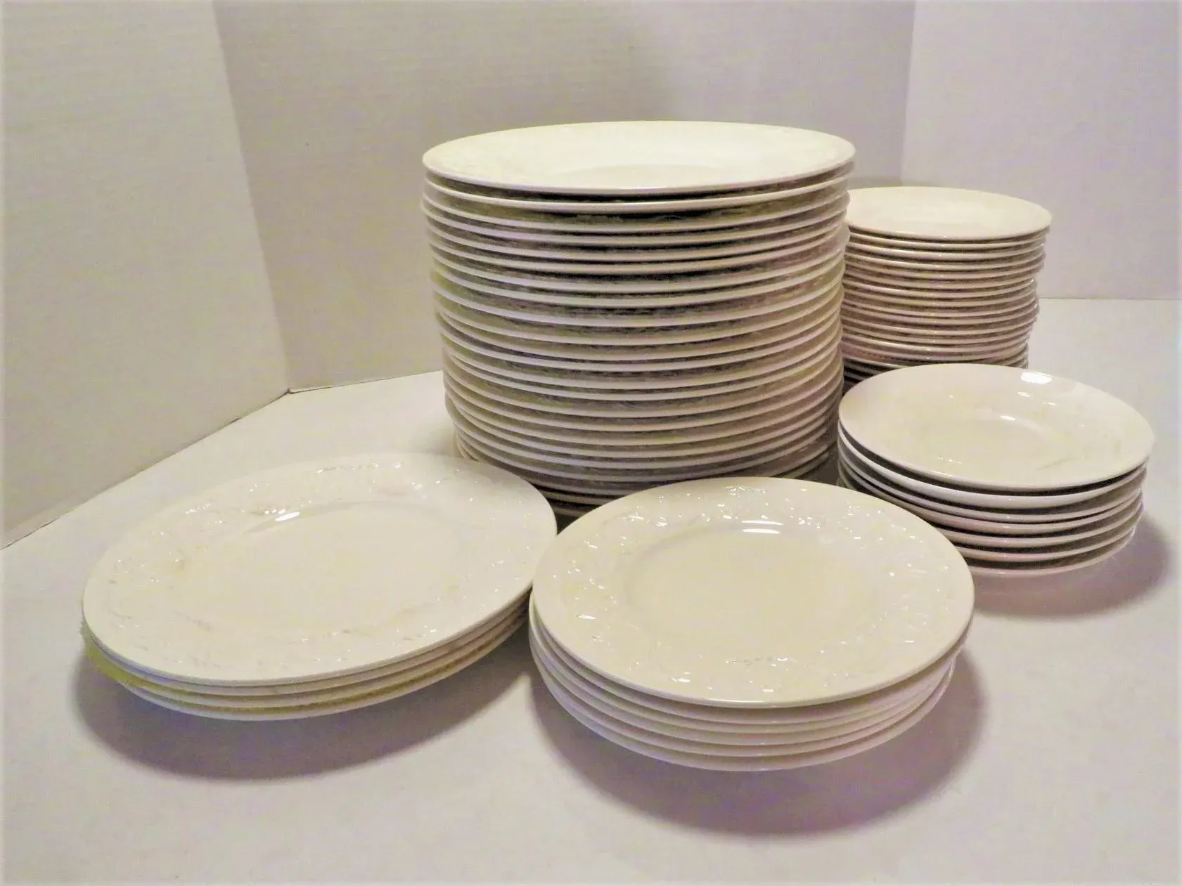 Vintage Wedgwood Patrician Bone China Dinnerware Set- 165 Pieces