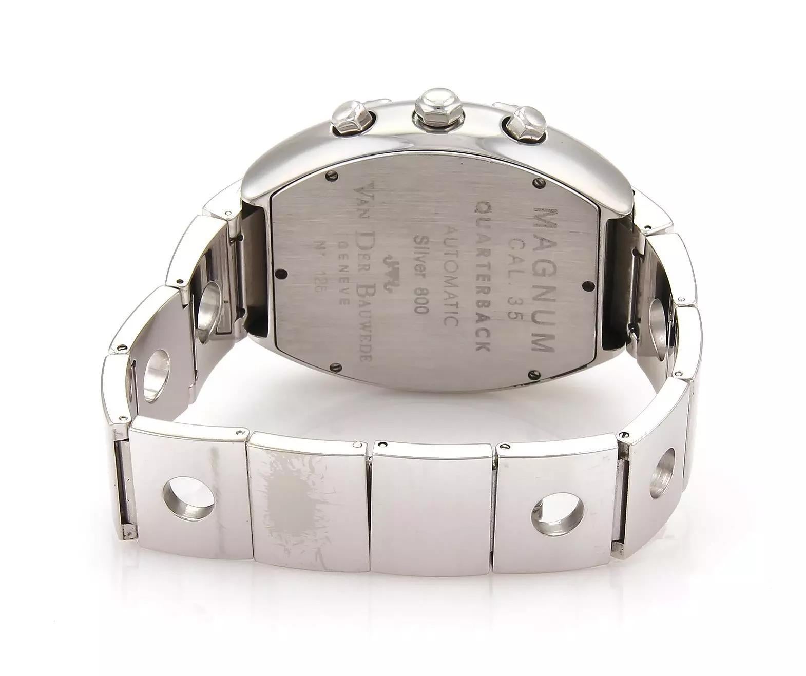 Van Der Bauwede 800 Silver Magnum Automatic Cal.35 Quarterback