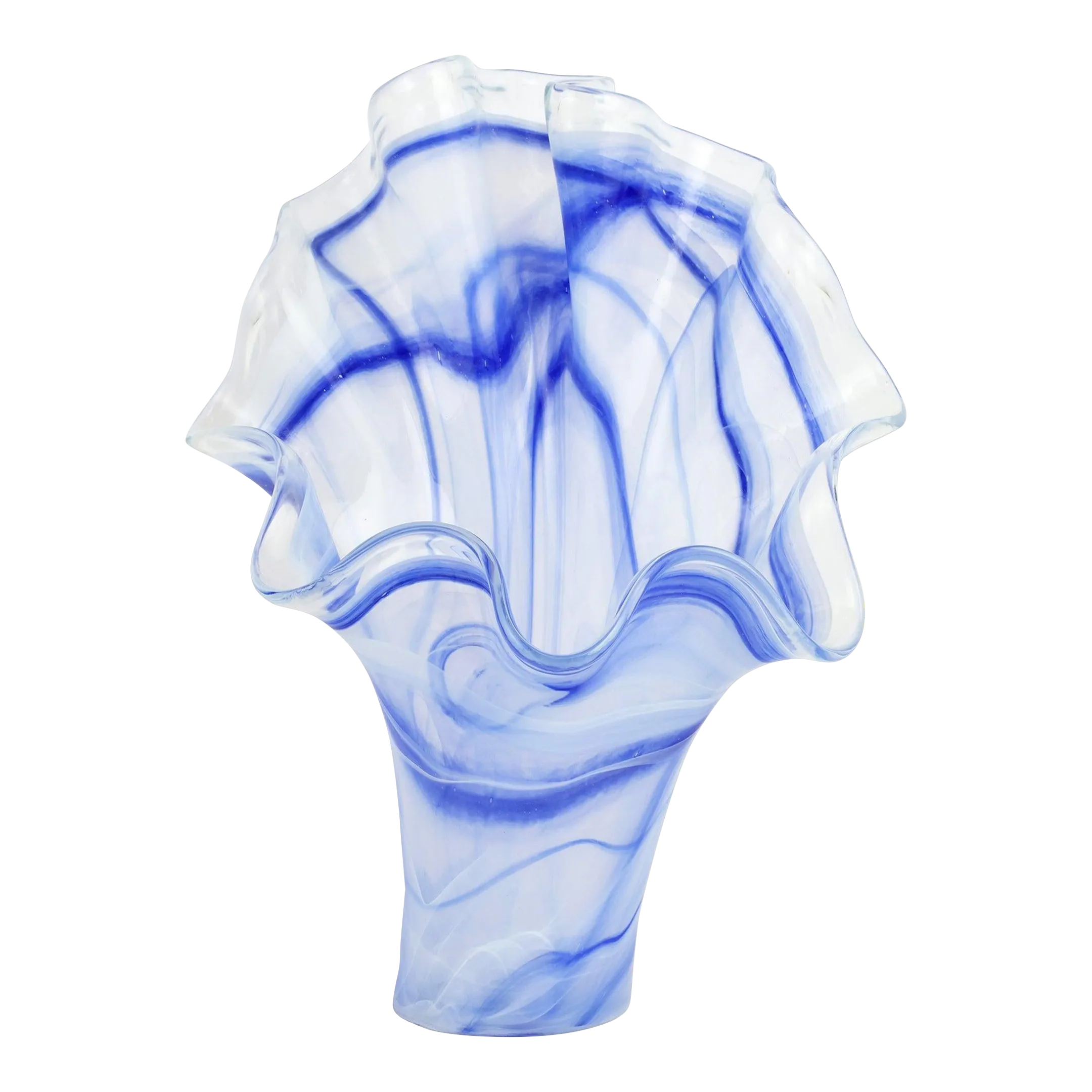 Onda Glass Cobalt Petite Vase main image 1