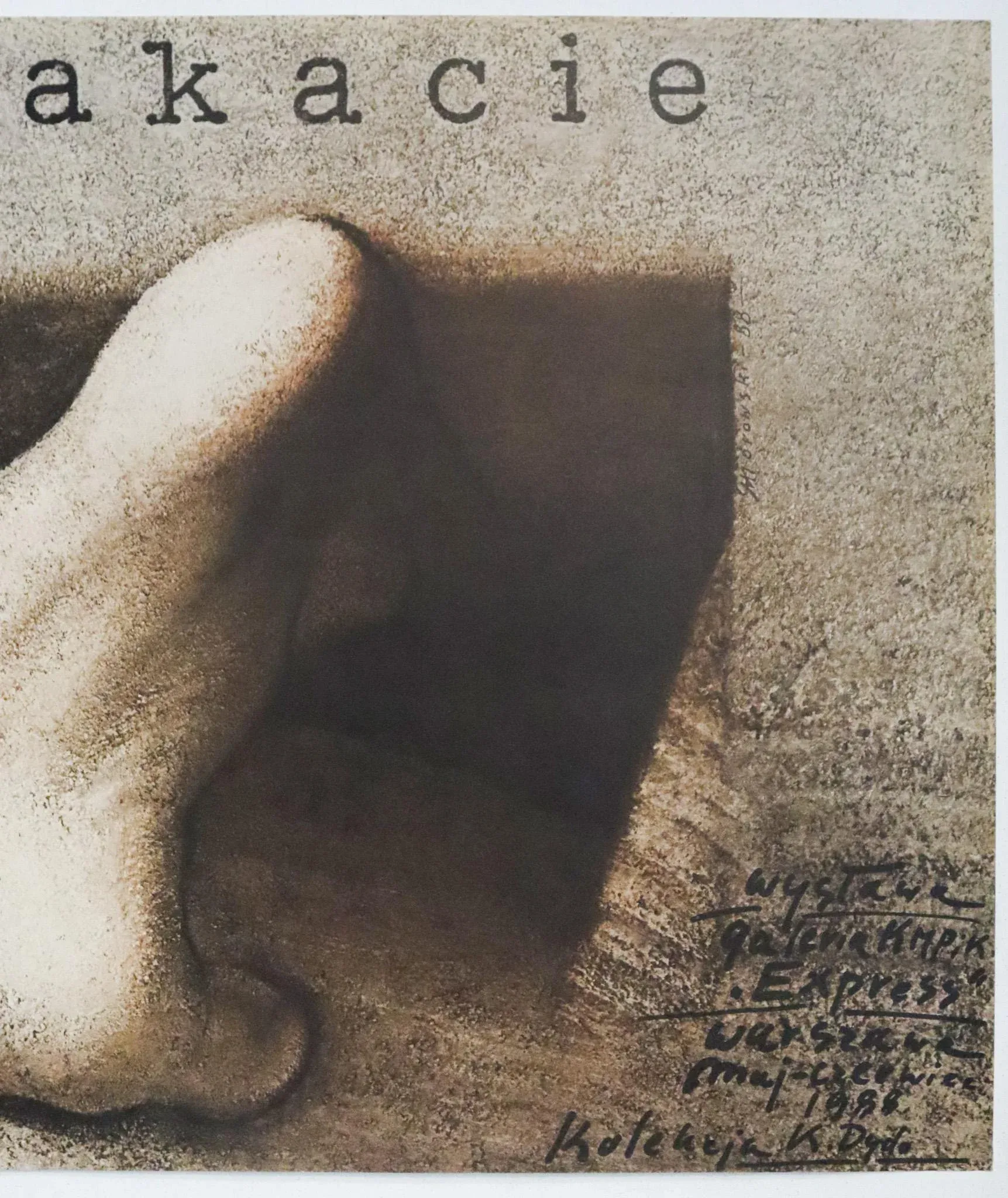 1988 Polish Theatre Poster, W Plakacie - Gorowski (Horizontal)