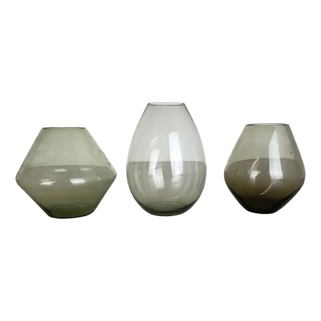 Turmalin Vases Attributed to Wilhelm Wagenfeld for WMF, Germany