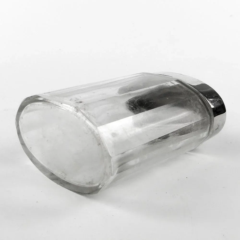 Art Deco Crystal Toothpick Holder, Belgium, 1930s