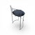 1970s Black Leather Gaja Stools by Kazuhide Takahama for Simon Gavina, Set of 2 For Sale - Image 5 of 18