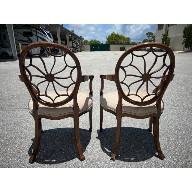 Spider Web Back Chairs- Set of 2 in the Manor of Maitland Smith For Sale - Image 11 of 11