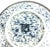 Japanese Sousaku Blue Ocean Waves Design Glazed Ceramic Sake Soy Sauce Plates - a Pair For Sale - Image 9 of 10